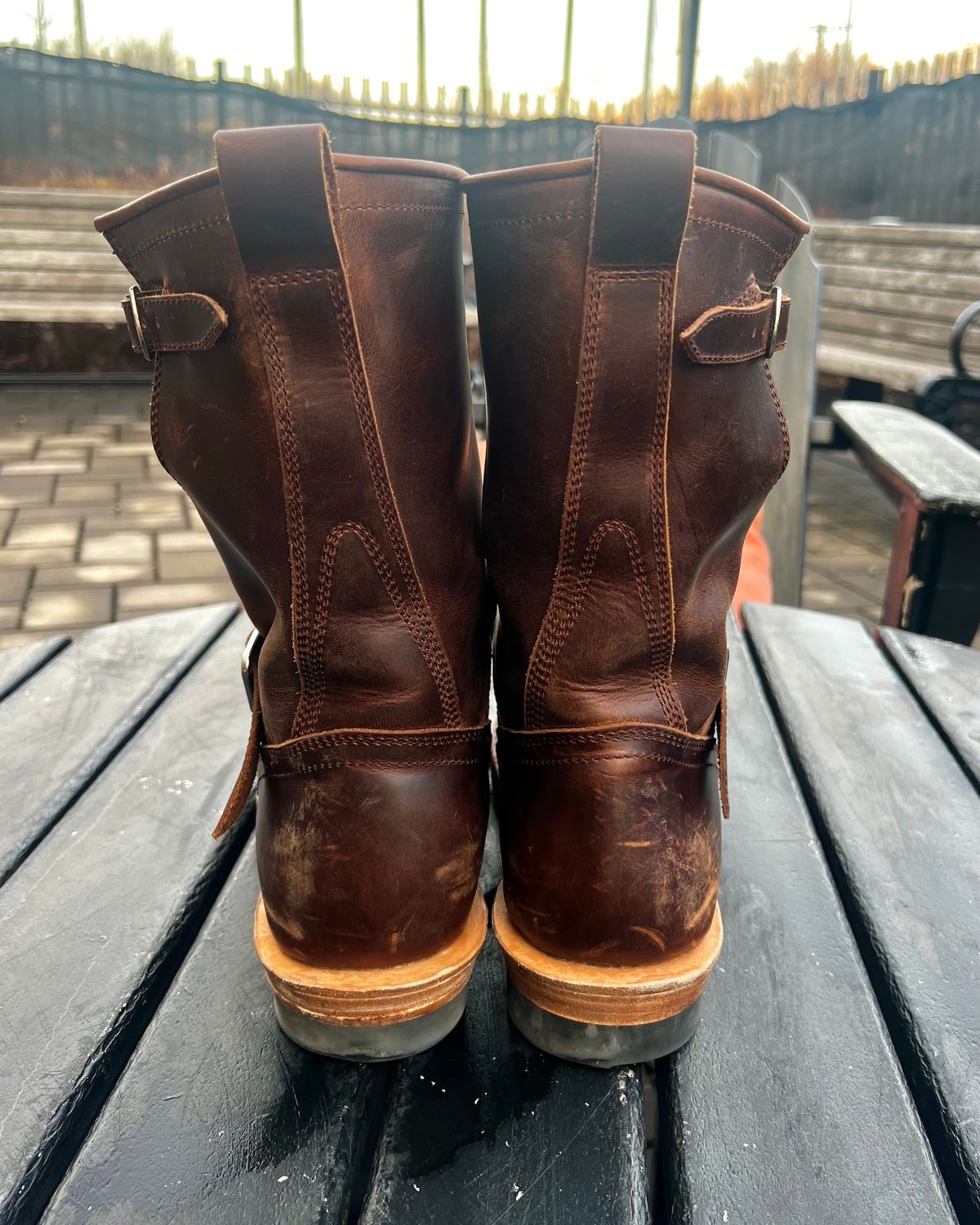 Photo by DrJohnCrunch on February 3, 2025 of the Crush on Retro Engineer in Brown Cowhide.