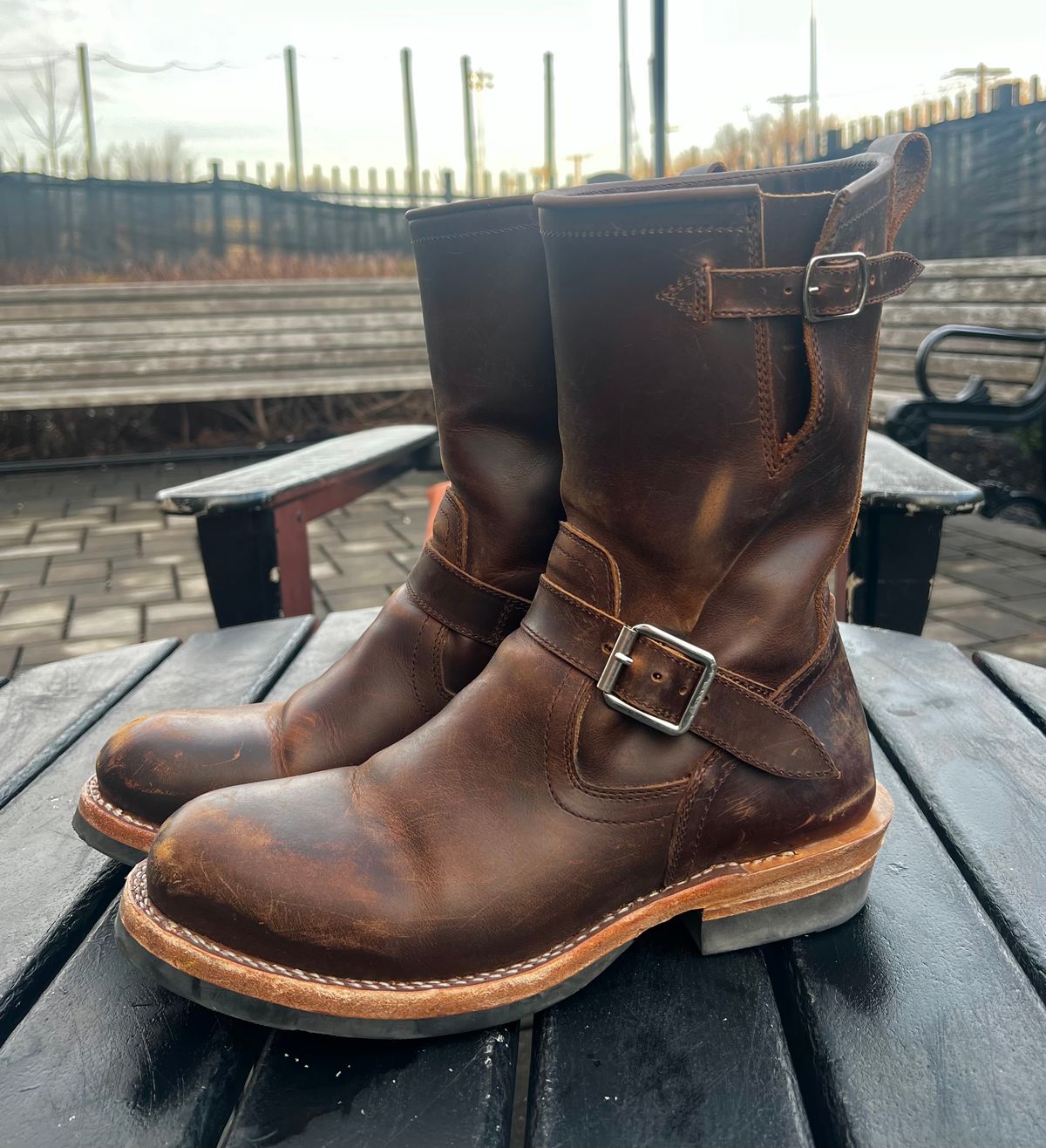 Photo by DrJohnCrunch on February 3, 2025 of the Crush on Retro Engineer in Brown Cowhide.