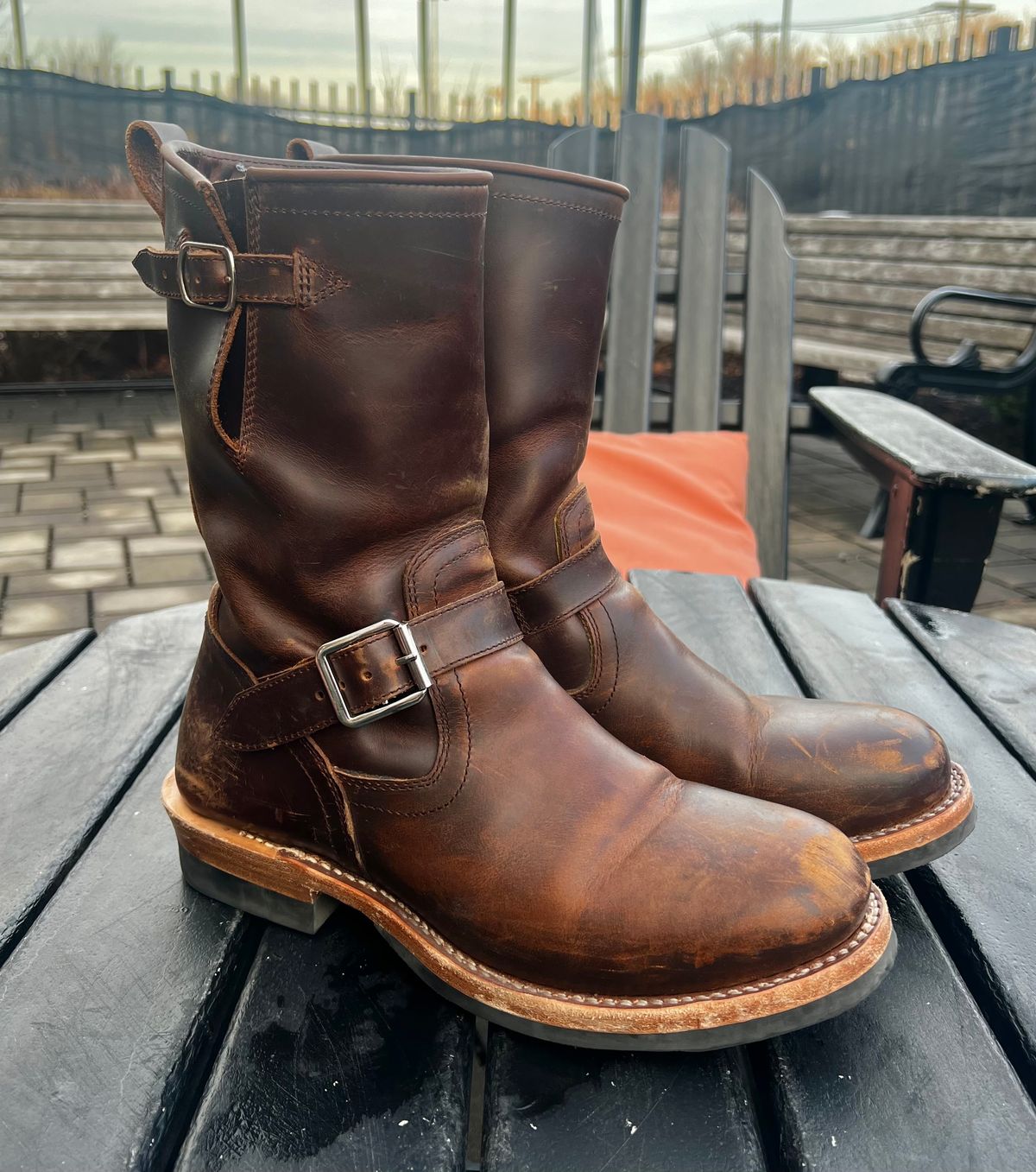 Photo by DrJohnCrunch on February 3, 2025 of the Crush on Retro Engineer in Brown Cowhide.