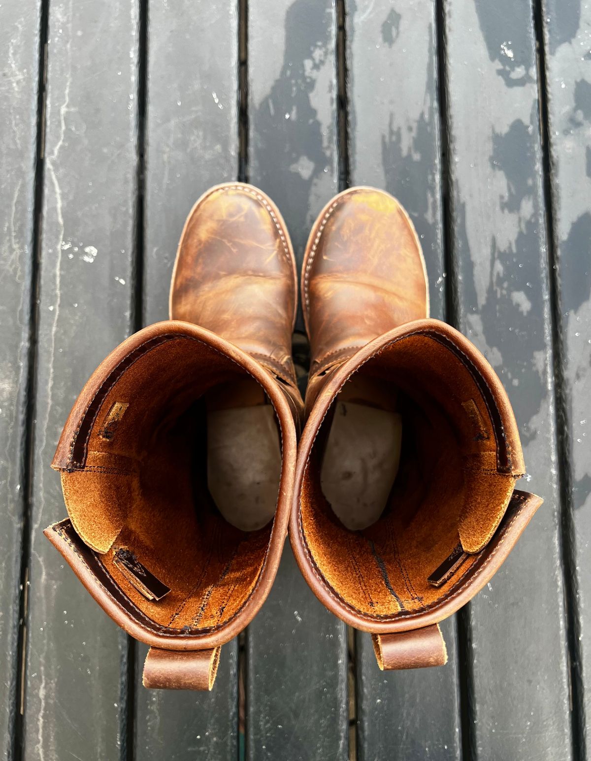 Photo by DrJohnCrunch on February 3, 2025 of the Crush on Retro Engineer in Brown Cowhide.