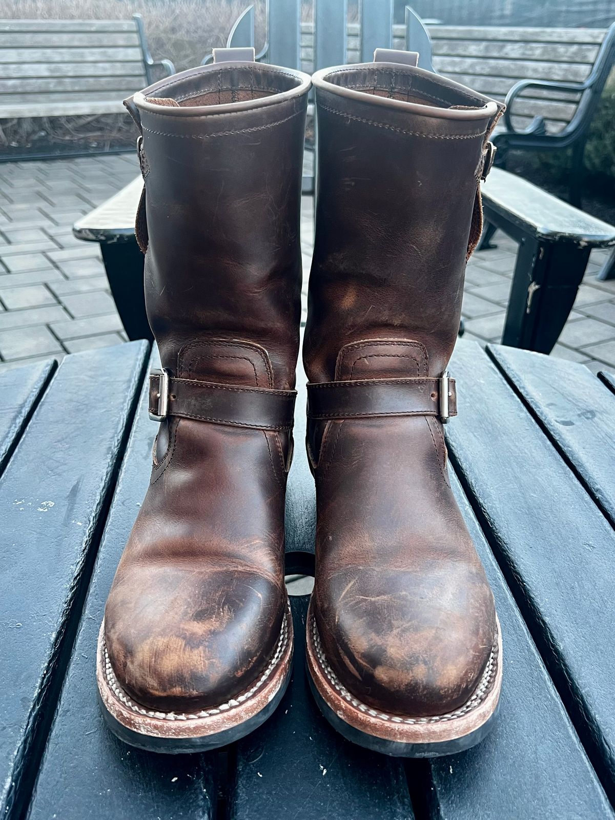 Photo by DrJohnCrunch on March 1, 2025 of the Crush on Retro Engineer in Brown Cowhide.