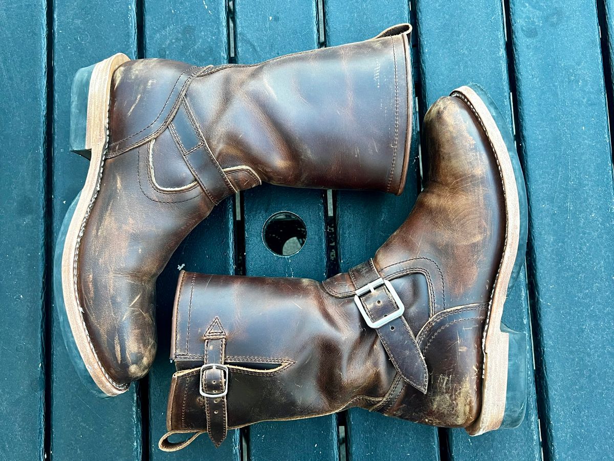 Photo by DrJohnCrunch on March 1, 2025 of the Crush on Retro Engineer in Brown Cowhide.