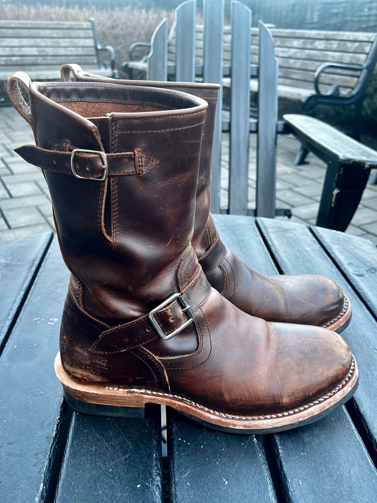 Photo by DrJohnCrunch on March 1, 2025 of the Crush on Retro Engineer in Brown Cowhide.