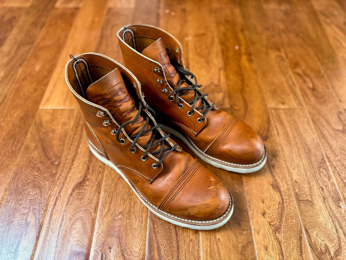 Photo by fancyfootwork15 on February 14, 2026 of the Red Wing Iron Ranger in S.B. Foot Oro Legacy.