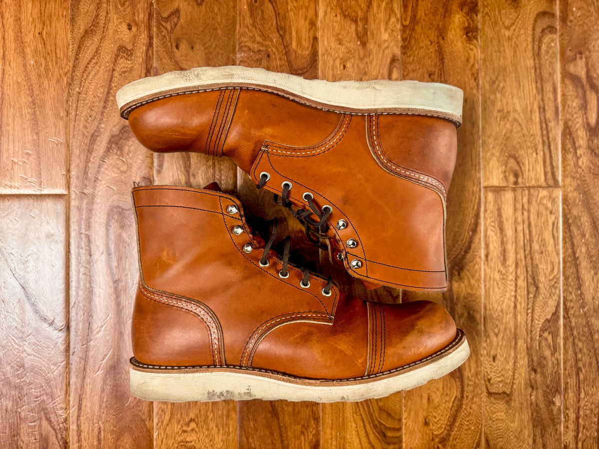 Photo by fancyfootwork15 on February 14, 2026 of the Red Wing Iron Ranger in S.B. Foot Oro Legacy.