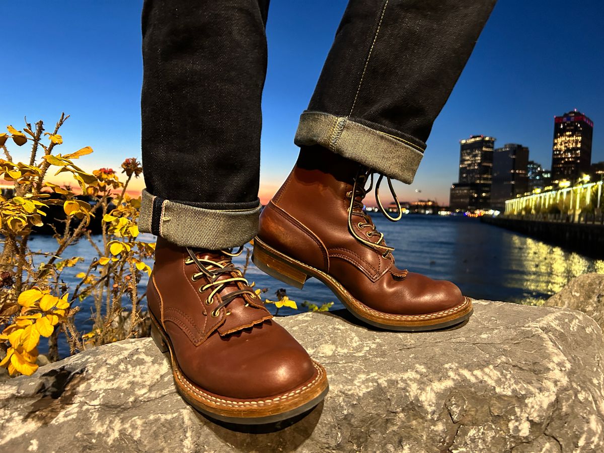 Photo by AlexB on December 14, 2024 of the White's Farmer/Rancher in Seidel Red Dog Oil Tan.