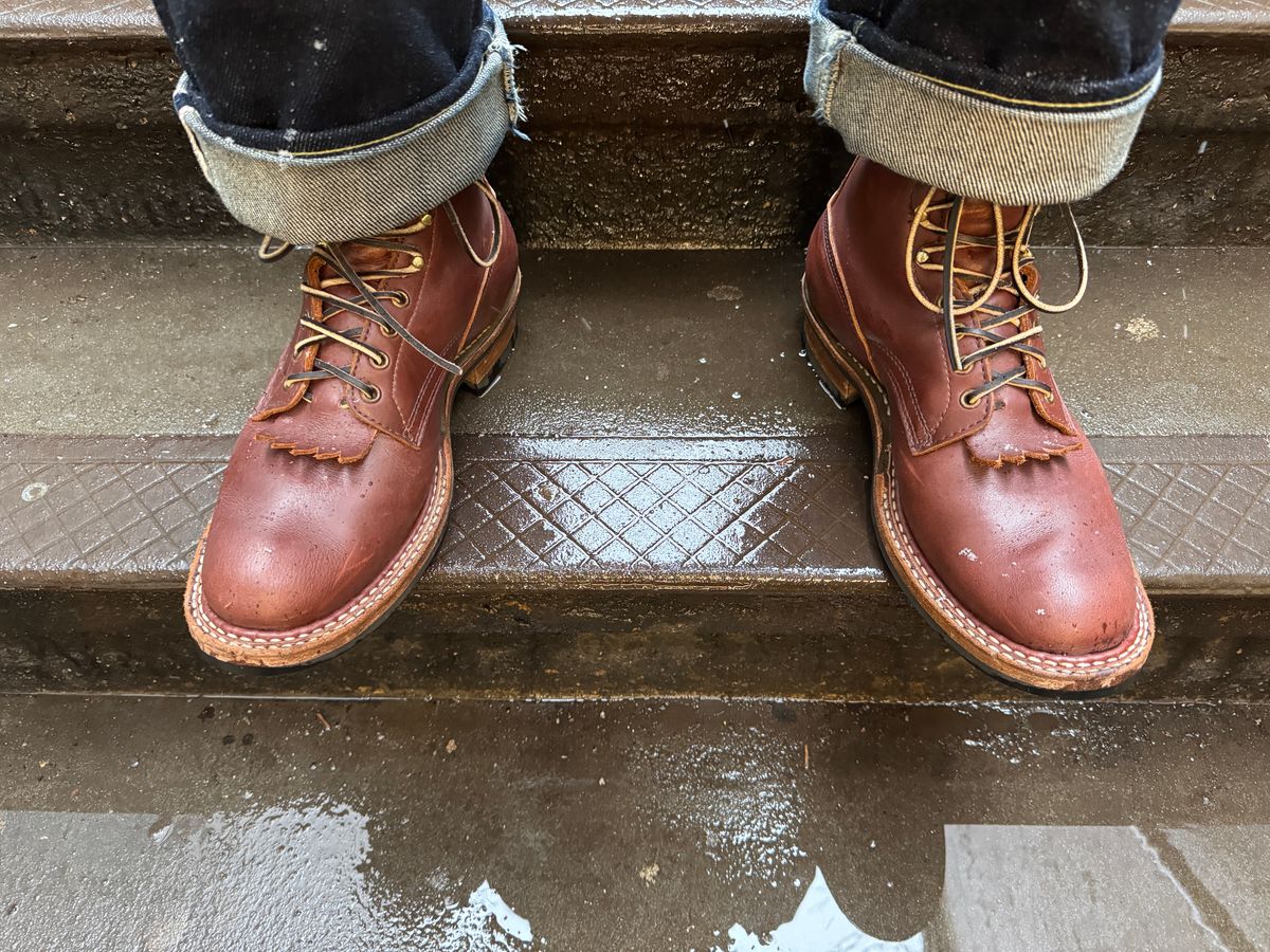 Photo by AlexB on February 15, 2025 of the White's Farmer/Rancher in Seidel Red Dog Oil Tan.