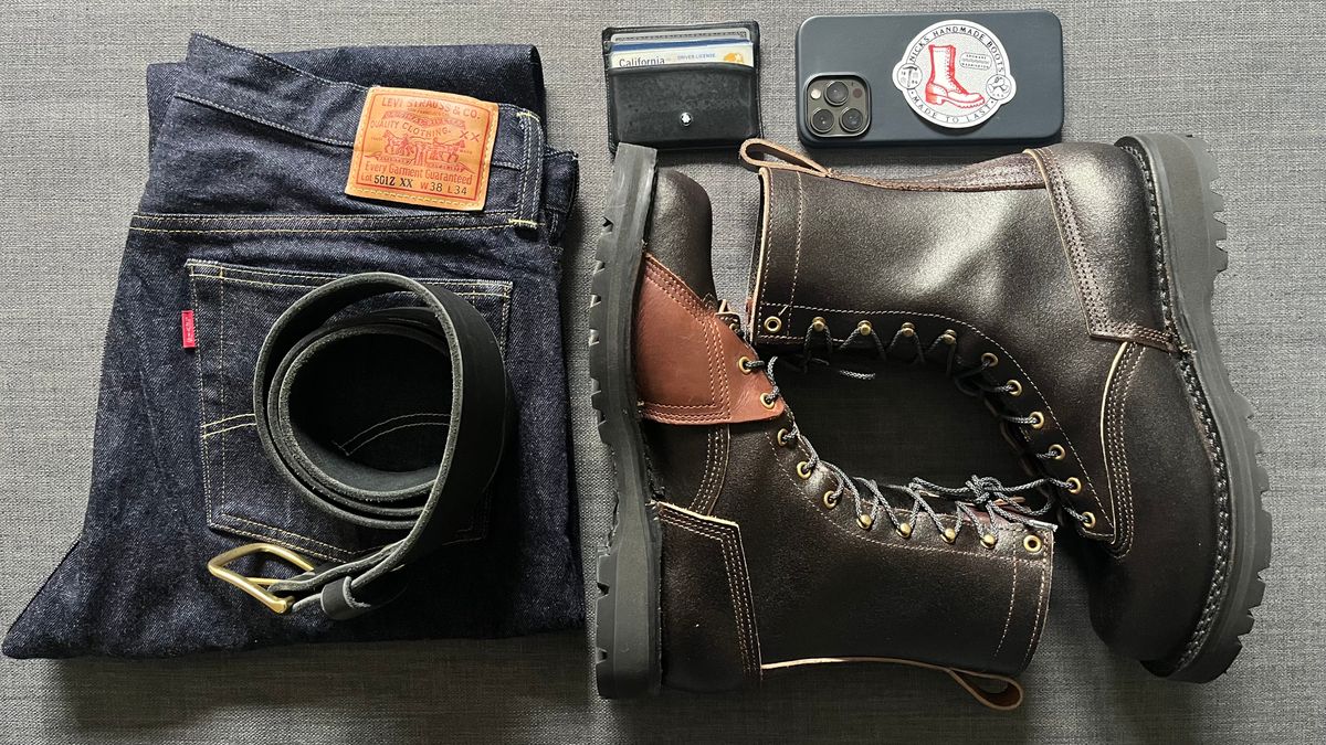Photo by vitomule on March 2, 2024 of the Nicks x Rose Anvil ND3 in Horween Brown Waxed Flesh.