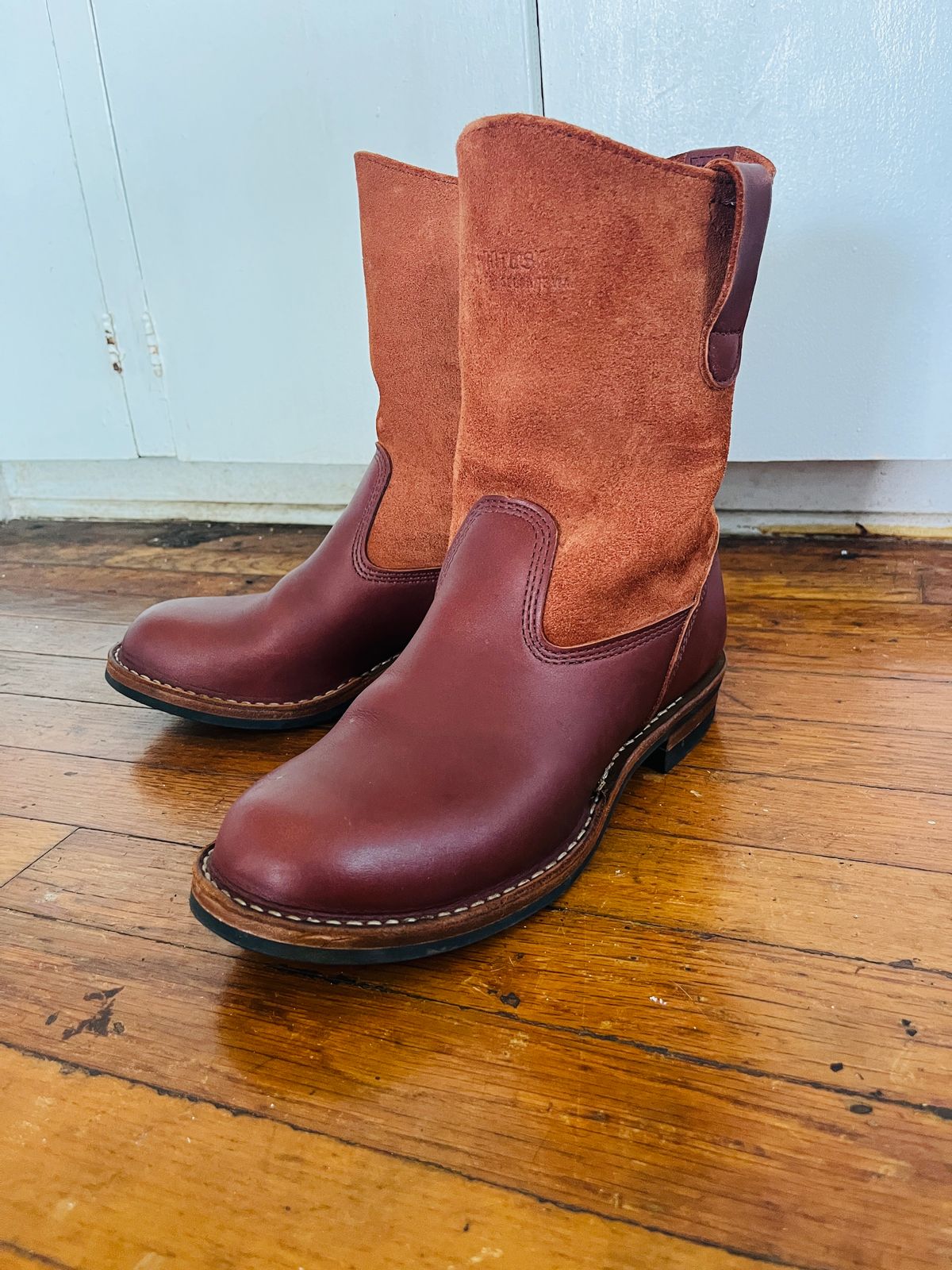 Photo by bootsncats on February 4, 2025 of the White's Westbale in Seidel Red Dog Oil Tan & Seidel Red Dog Oil Tan Roughout.