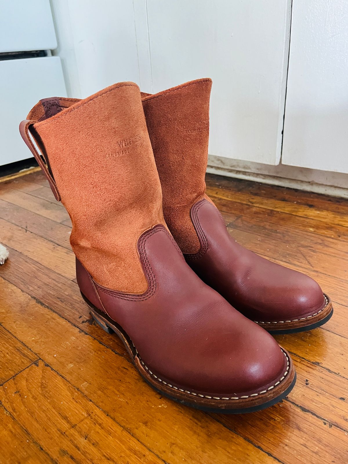 Photo by bootsncats on February 4, 2025 of the White's Westbale in Seidel Red Dog Oil Tan & Seidel Red Dog Oil Tan Roughout.