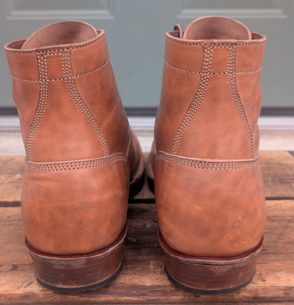 Photo by mburesh on November 3, 2025 of the Jakkrabbits Ivories Boot in Maryam Natural Horsebutt.