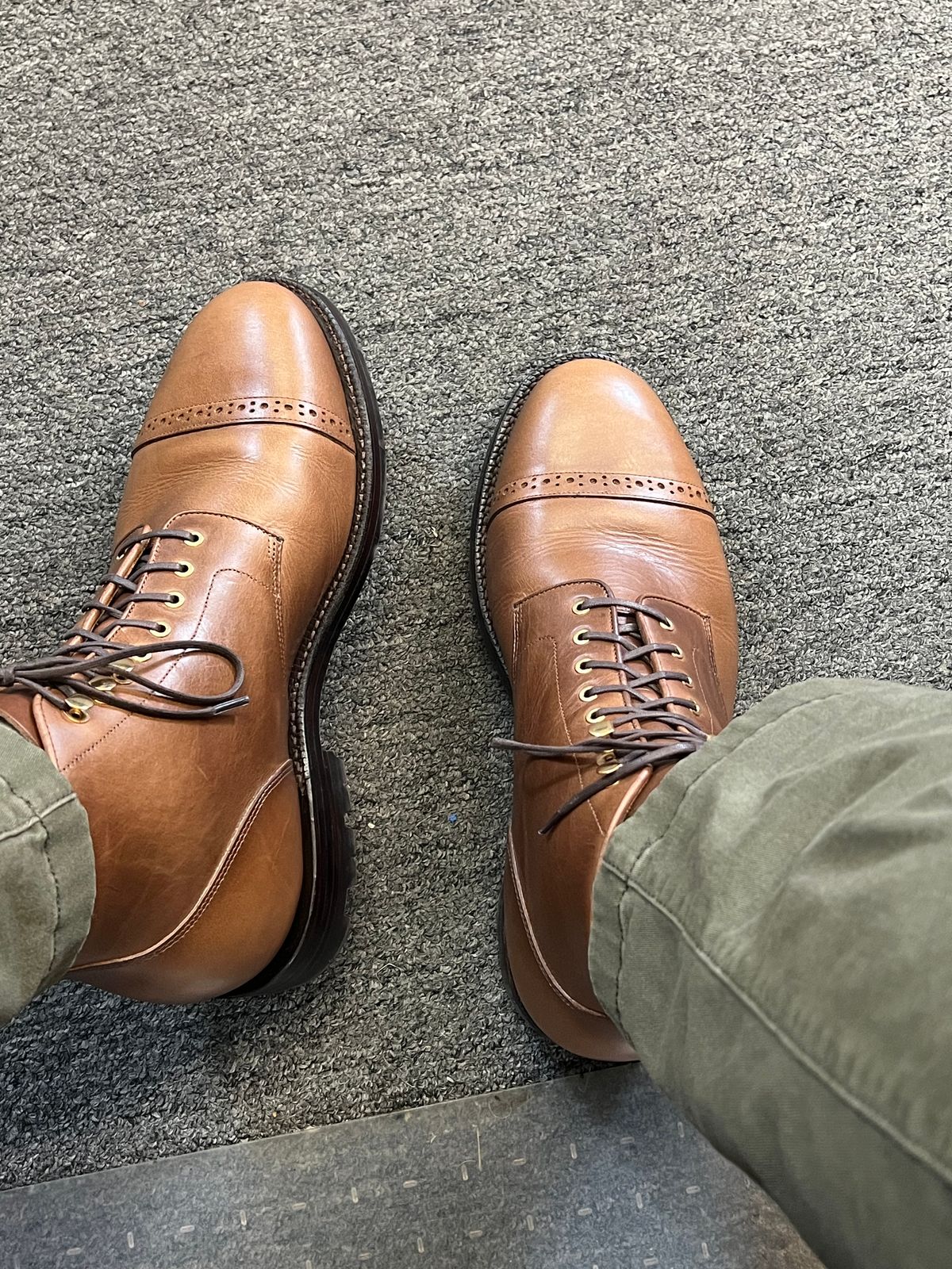 Photo by LeifErikson on June 13, 2025 of the Grant Stone Garrison Boot in Horween Dune Chromexcel.