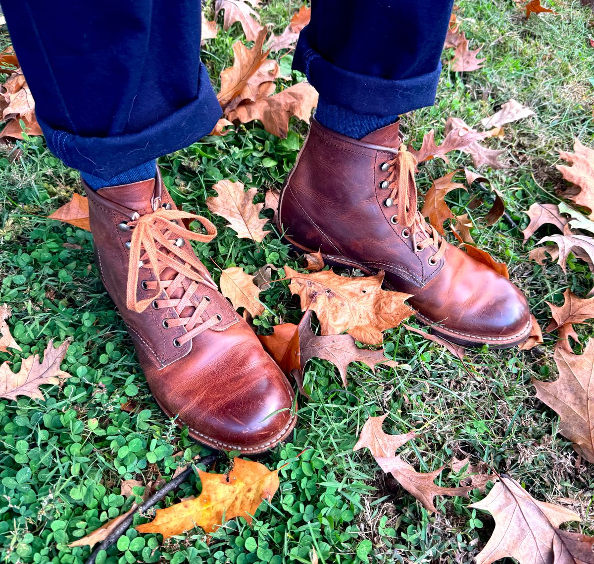 Photo by tachanka on October 29, 2025 of the Red Wing Blacksmith in S.B. Foot Copper Rough and Tough.