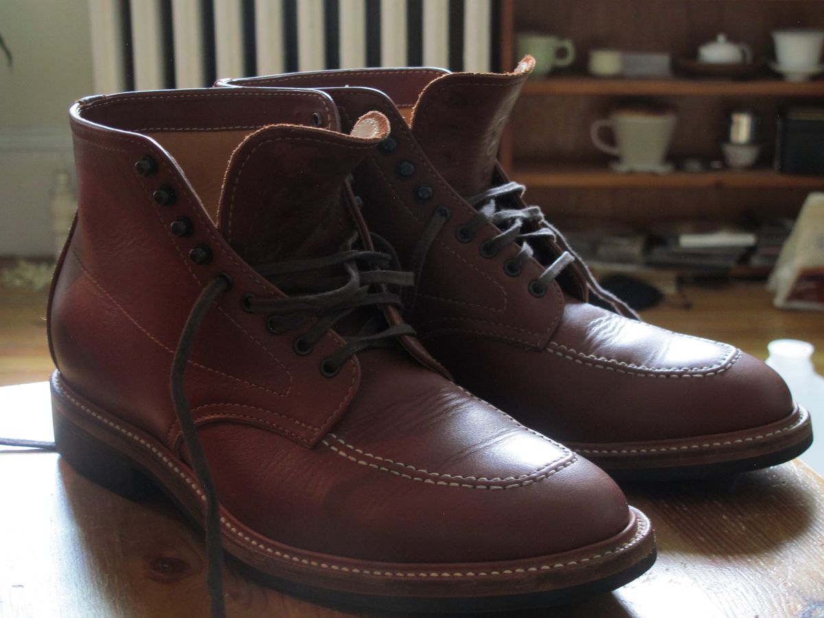Photo by jonok228 on June 16, 2026 of the Quan Shoemaker Indy Boot in Korean Full Grain Cowhide.