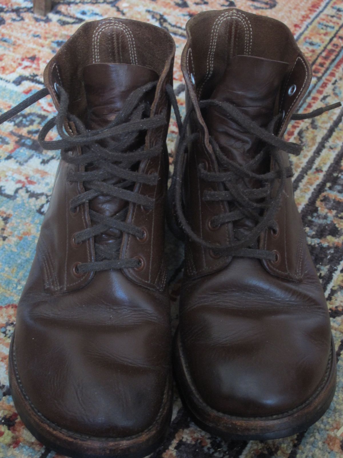 Photo by jonok228 on June 5, 2026 of the Unknown Maker 1945 US Service Boot in Unknown Leather.