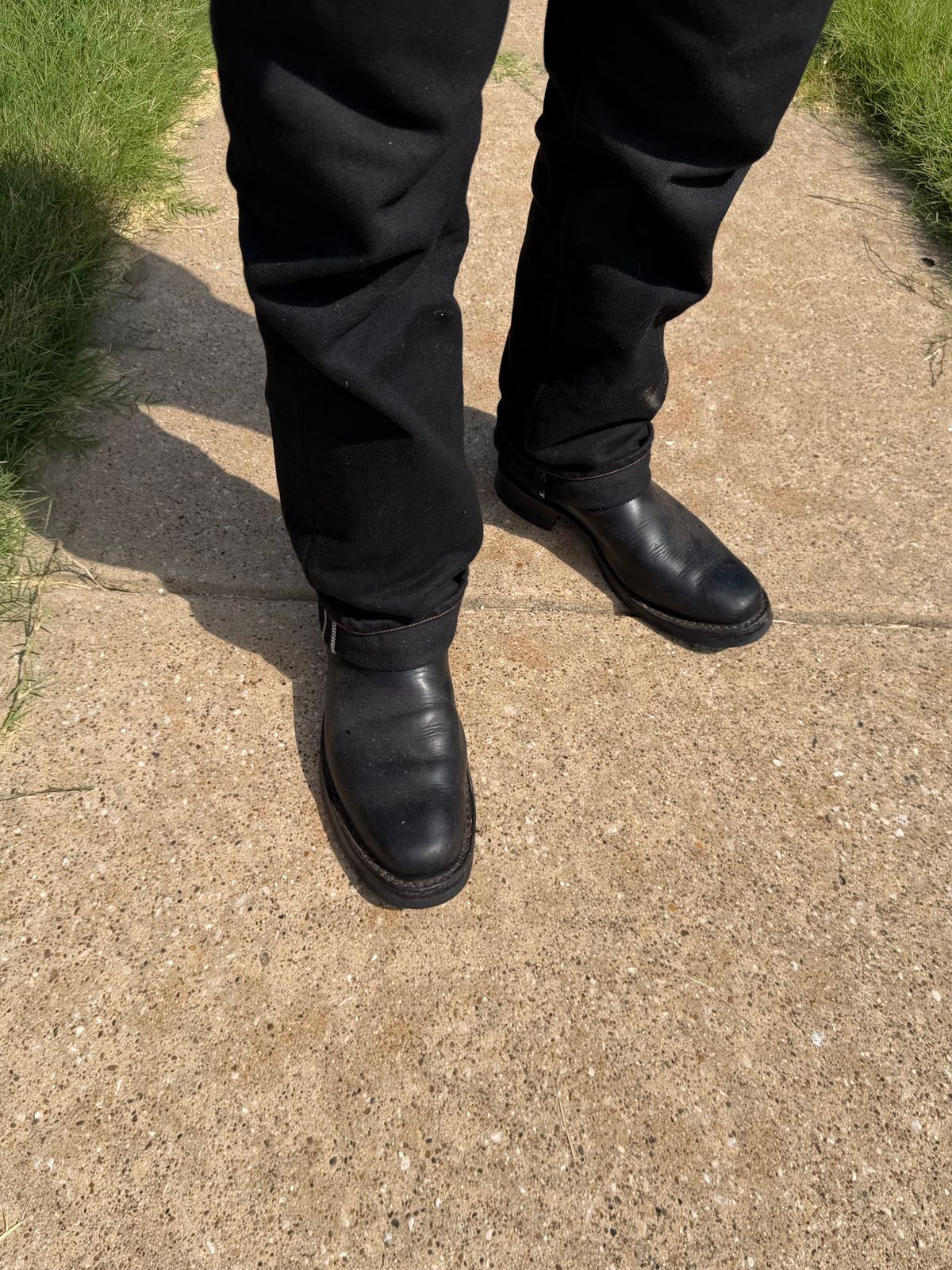 Photo by chris8leal on July 7, 2026 of the Wesco Mister Lou in Horween Black Chromexcel Horsehide.