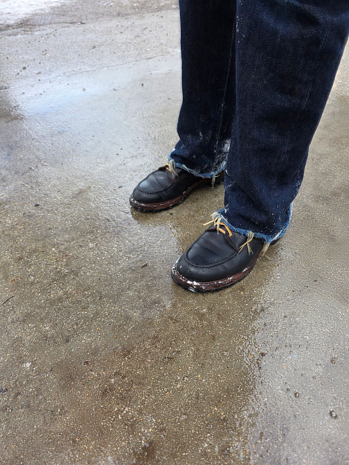 Photo by chris8leal on January 31, 2026 of the John Lofgren Chapman Boots in Horween Black Chromexcel.