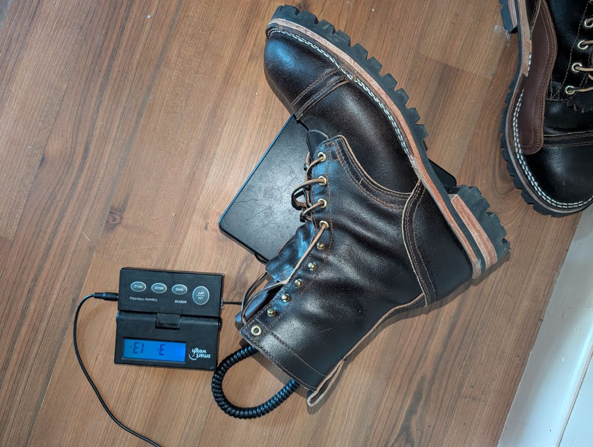 Photo by ZelieDad on May 17, 2026 of the Nicks x Rose Anvil ND1 in Horween Brown Waxed Flesh & Seidel 1964 Brown.