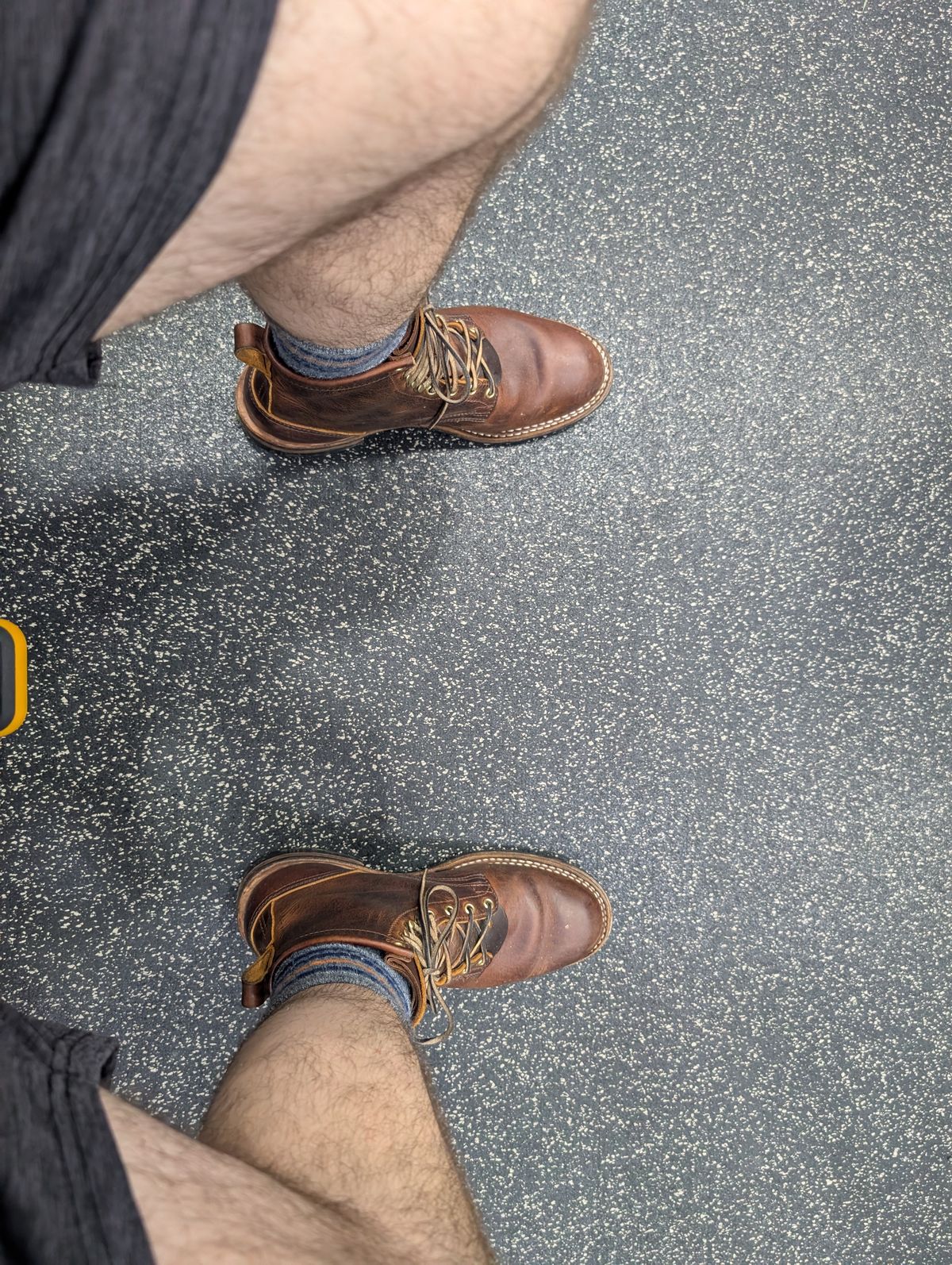 Photo by ZelieDad on April 29, 2026 of the Nicks MTO in Horween Orange Predator.