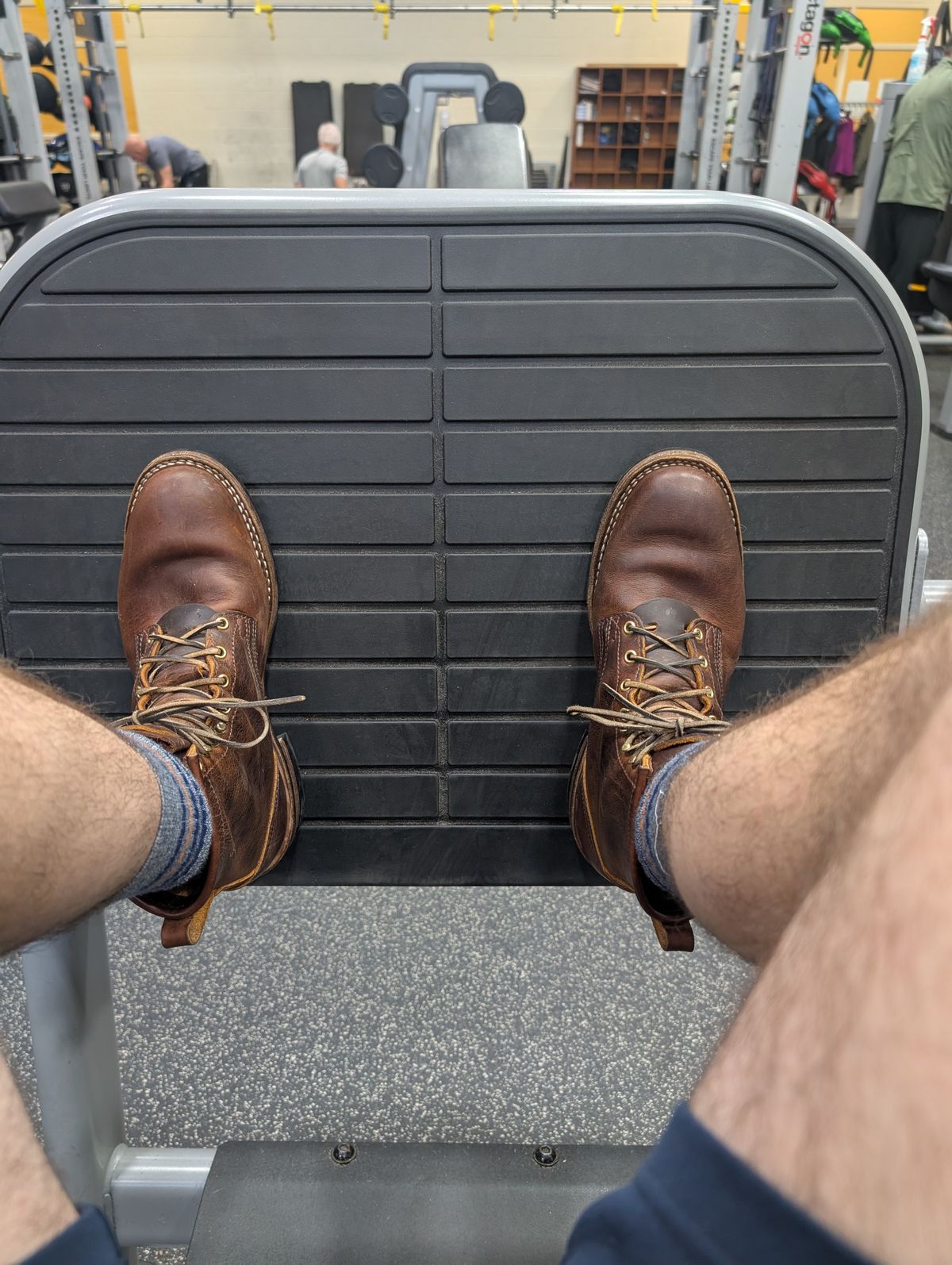 Photo by ZelieDad on April 20, 2026 of the Nicks MTO in Horween Orange Predator.