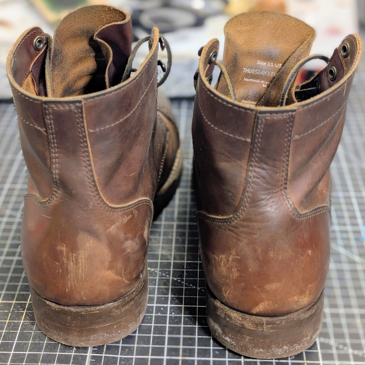 Photo by ZelieDad on February 5, 2026 of the Thursday Hertiage Captain in Thursday / Rustic Brown.