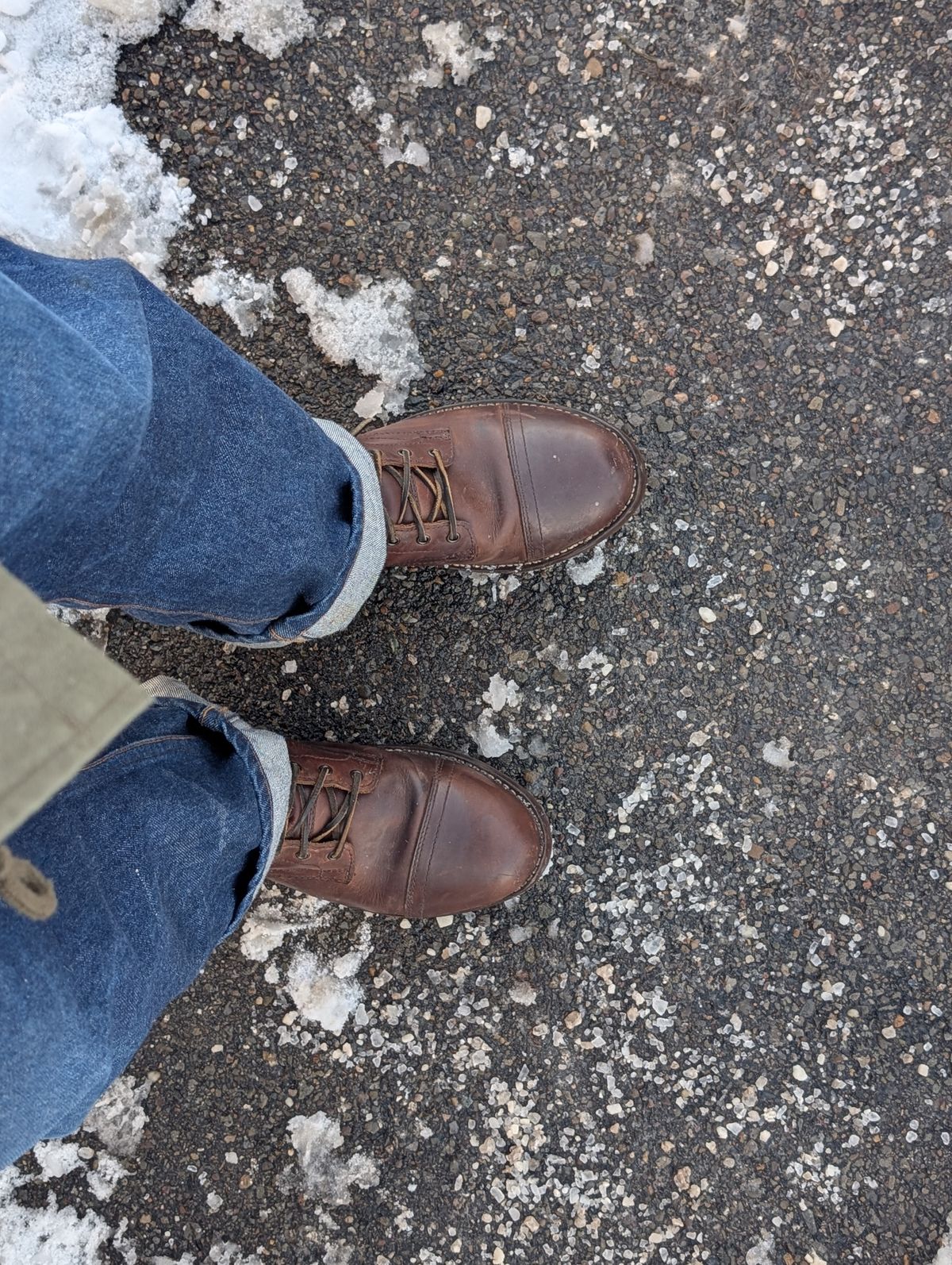 Photo by ZelieDad on December 16, 2025 of the Thursday Hertiage Captain in Thursday / Rustic Brown.