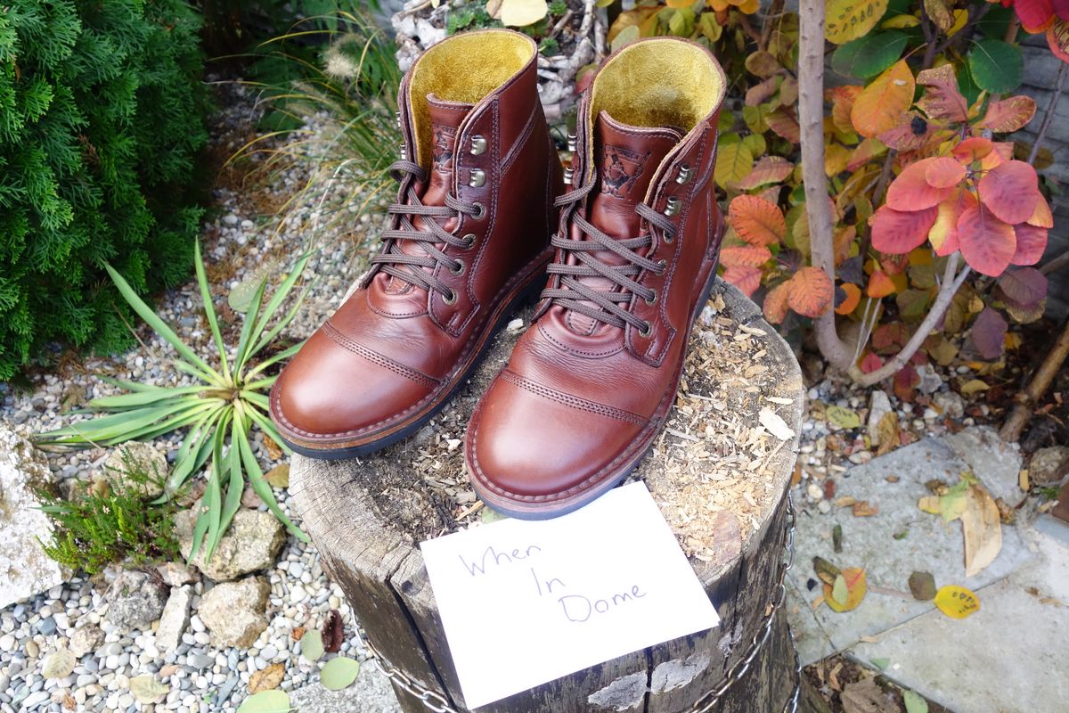 Photo by Dennis on November 1, 2024 of the Jim Green Numzaan in Jim Green Walnut Veg Tan.