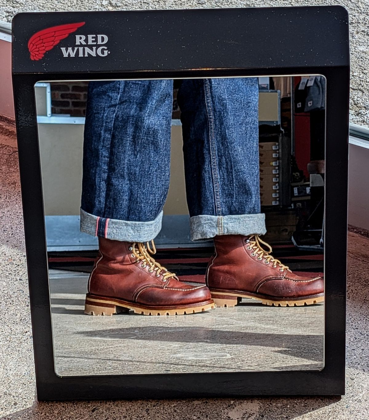 Photo by MattSchrein on February 15, 2026 of the Red Wing 812 in S.B. Foot Oro-Iginal.