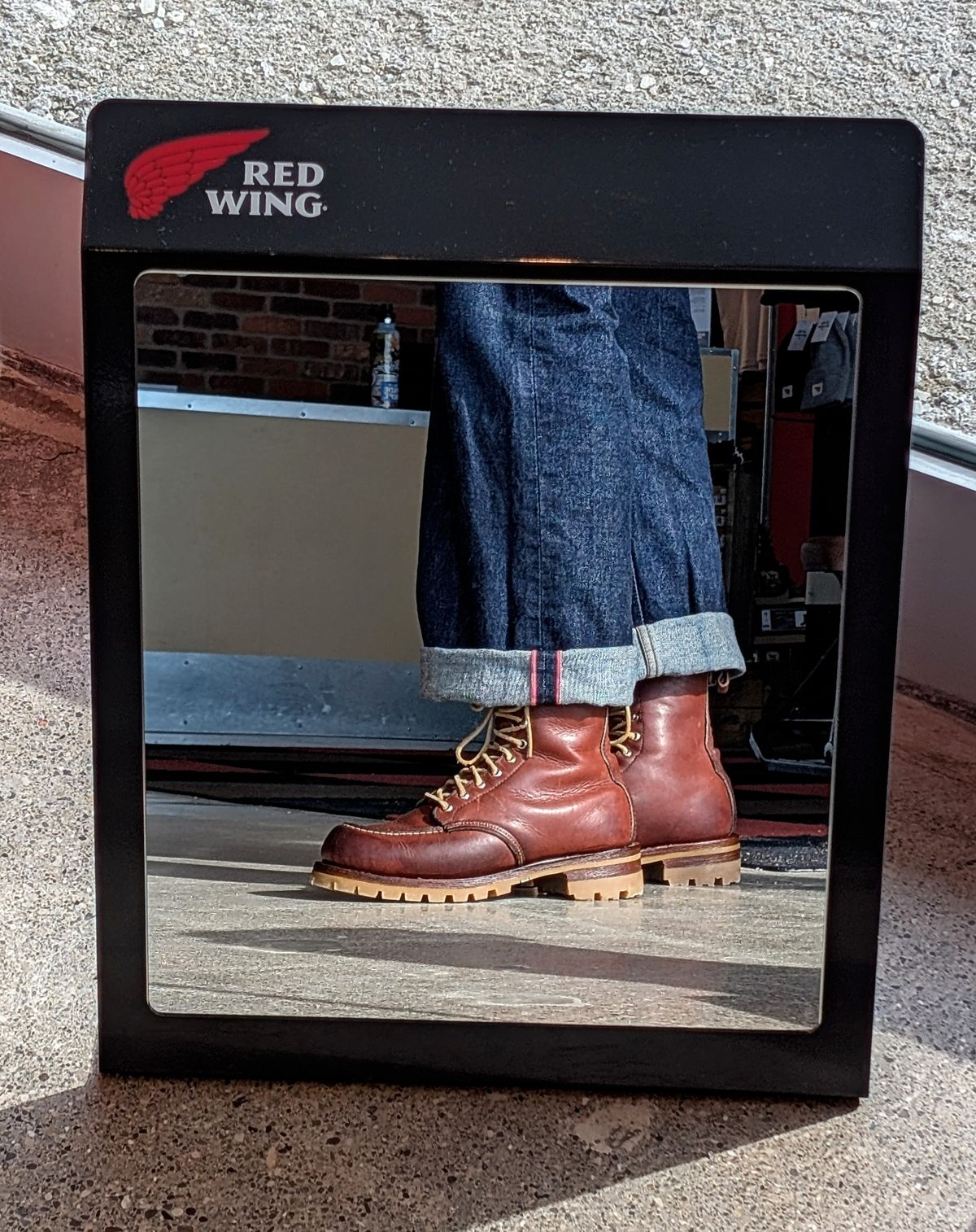 Photo by MattSchrein on February 15, 2026 of the Red Wing 812 in S.B. Foot Oro-Iginal.