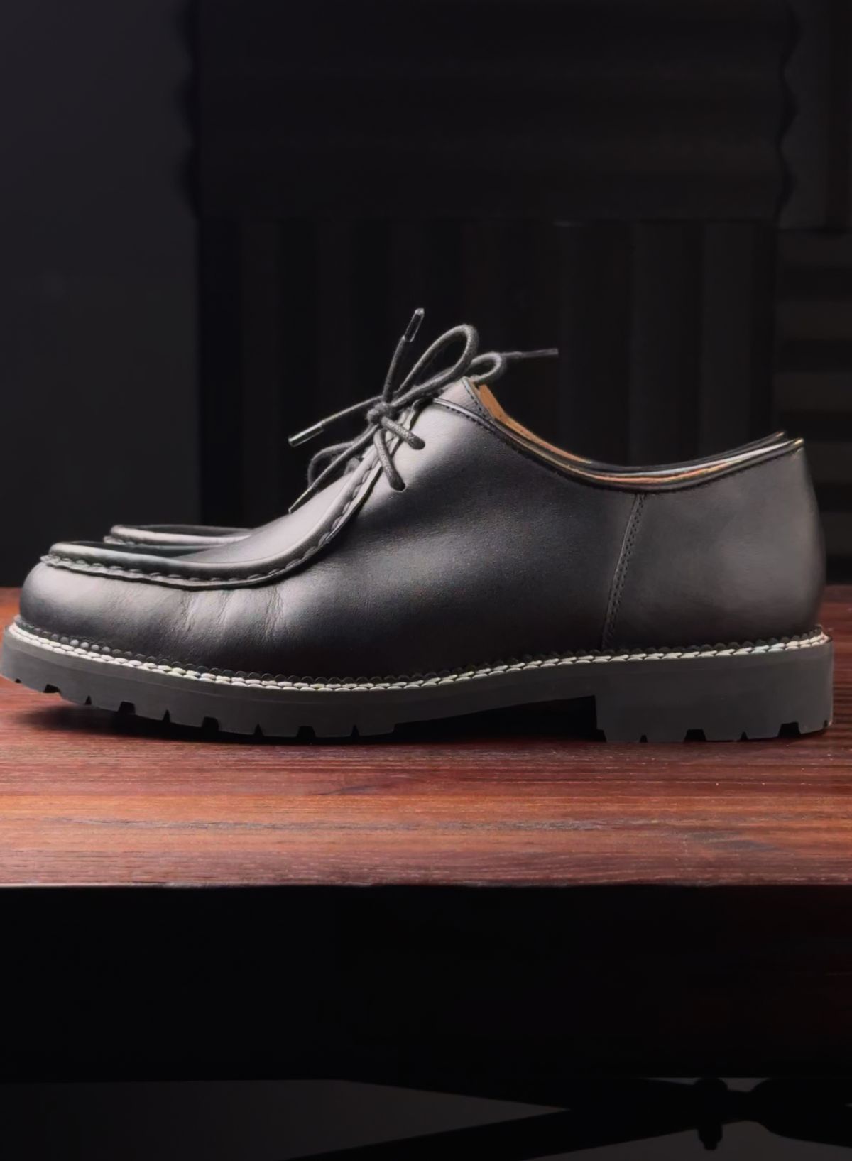 Photo by Davi_Arzika on November 5, 2025 of the Andre Anthony Moc Toe Derbies in Korean Full grain Leather.