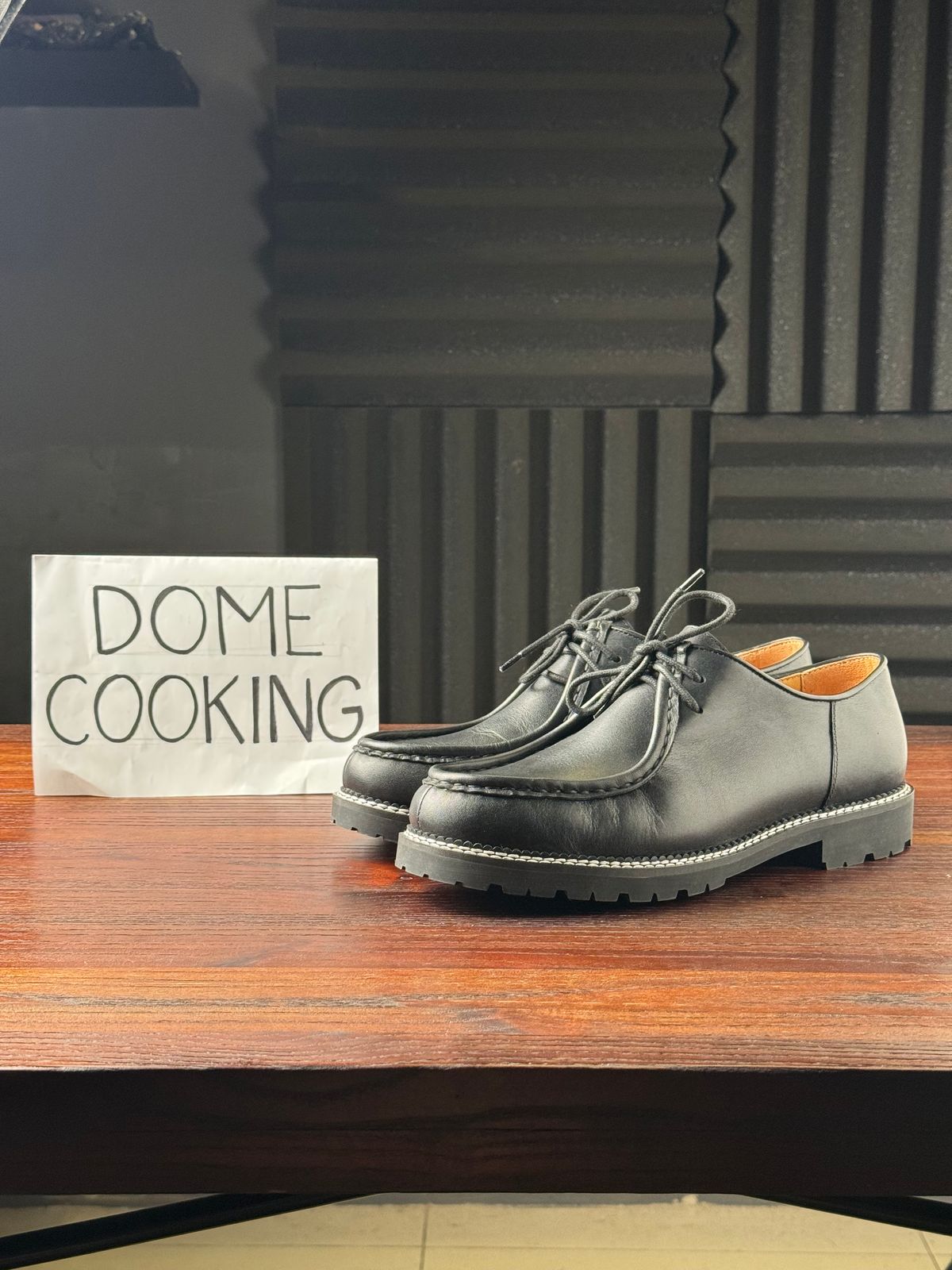 Photo by Davi_Arzika on November 5, 2025 of the Andre Anthony Moc Toe Derbies in Korean Full grain Leather.