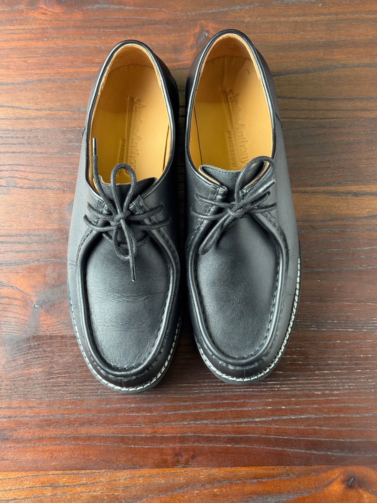 Photo by Davi_Arzika on November 5, 2025 of the Andre Anthony Moc Toe Derbies in Korean Full grain Leather.