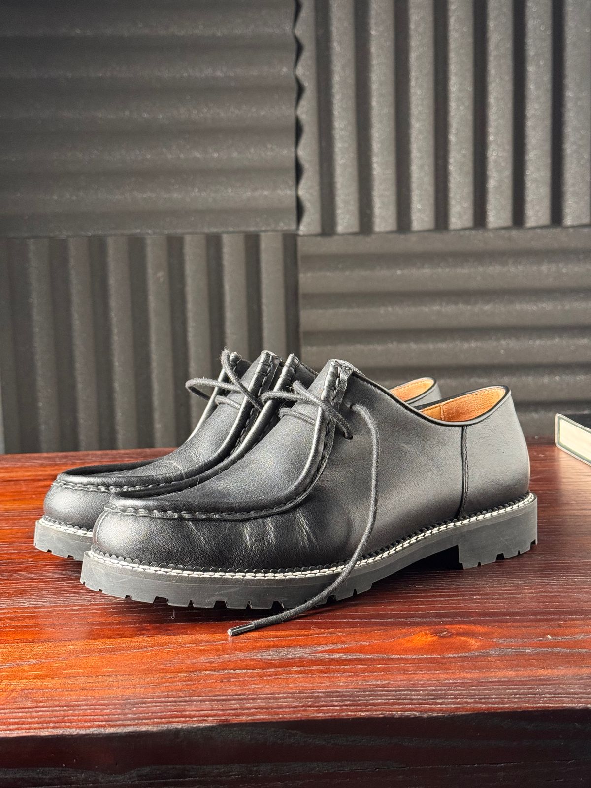 Photo by Davi_Arzika on January 3, 2026 of the Andre Anthony Moc Toe Derbies in Korean Full grain Leather.