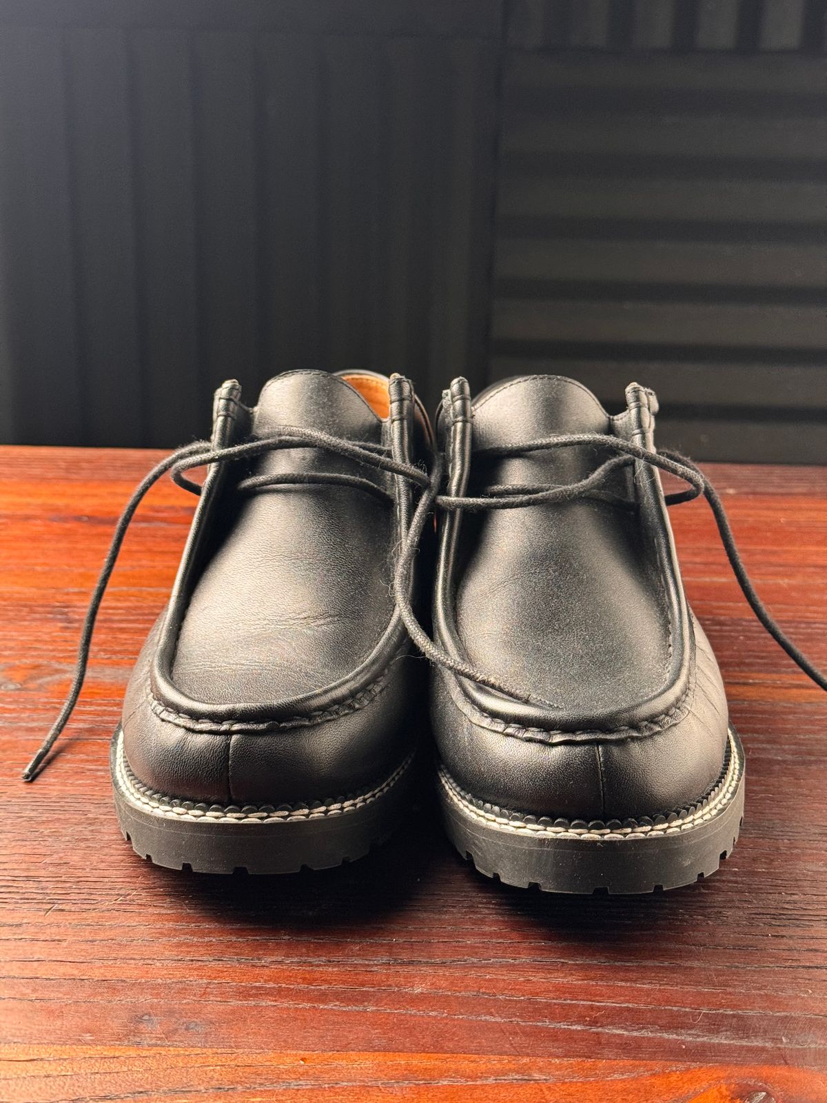 Photo by Davi_Arzika on March 5, 2026 of the Andre Anthony Moc Toe Derbies in Korean Full grain Leather.