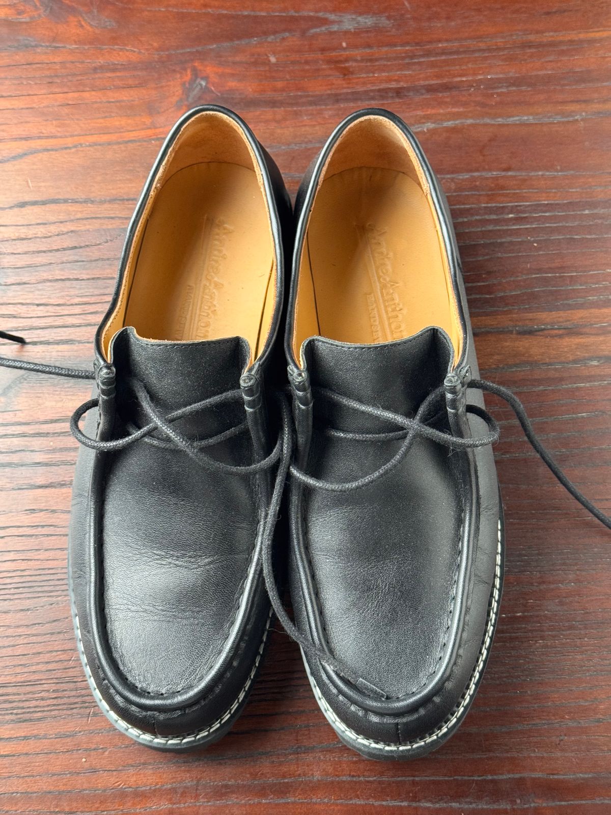 Photo by Davi_Arzika on March 5, 2026 of the Andre Anthony Moc Toe Derbies in Korean Full grain Leather.