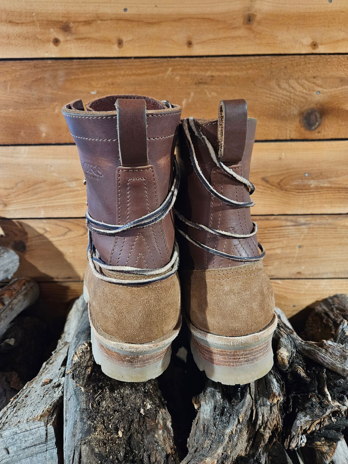 Photo by NevadaBugle on December 5, 2025 of the Nicks BuilderPro in Seidel 1964 Brown Roughout.