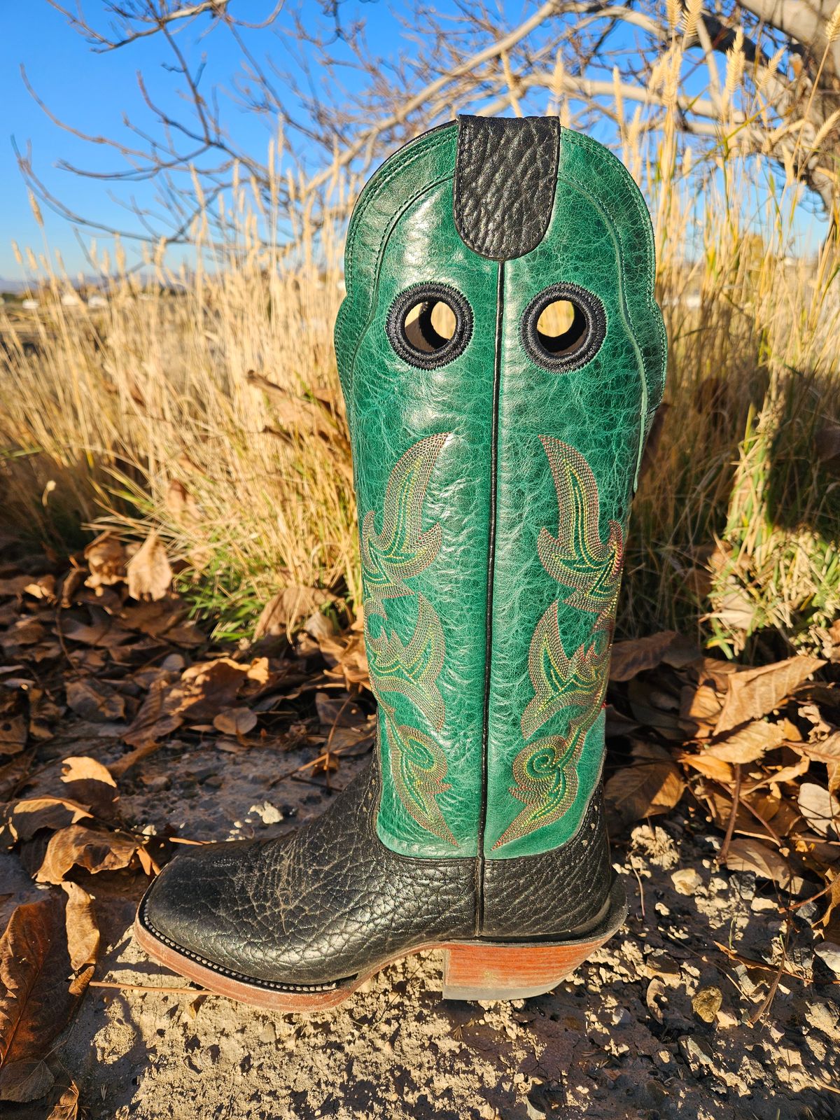 Photo by NevadaBugle on November 2, 2025 of the Hondo 3478 in Black Bullhide.