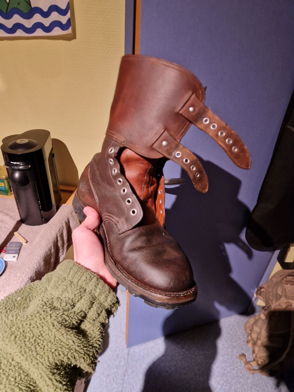 Photo by JambonCru on October 25, 2025 of the Marbot BMJA Mle 52 in Unknown Leather.