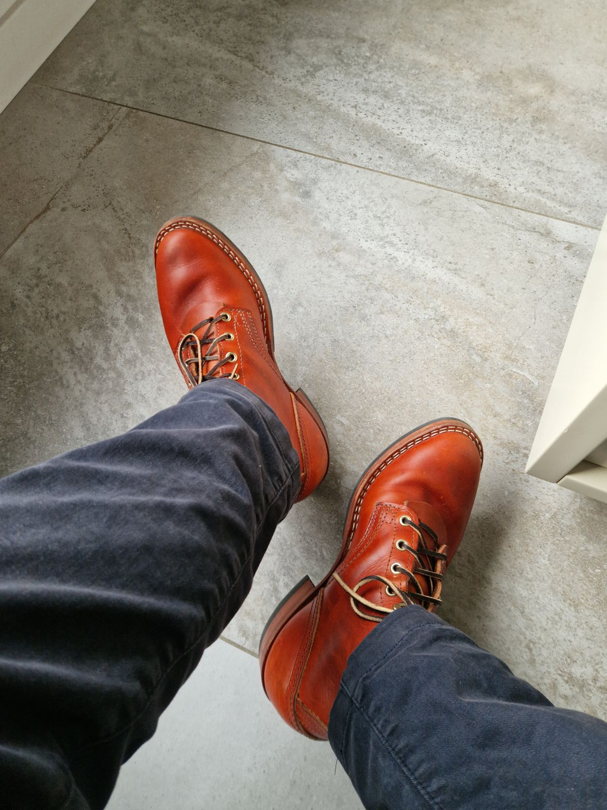 Photo by JambonCru on October 31, 2025 of the Nicks MTO in Wickett & Craig Sienna Double Stuffed.