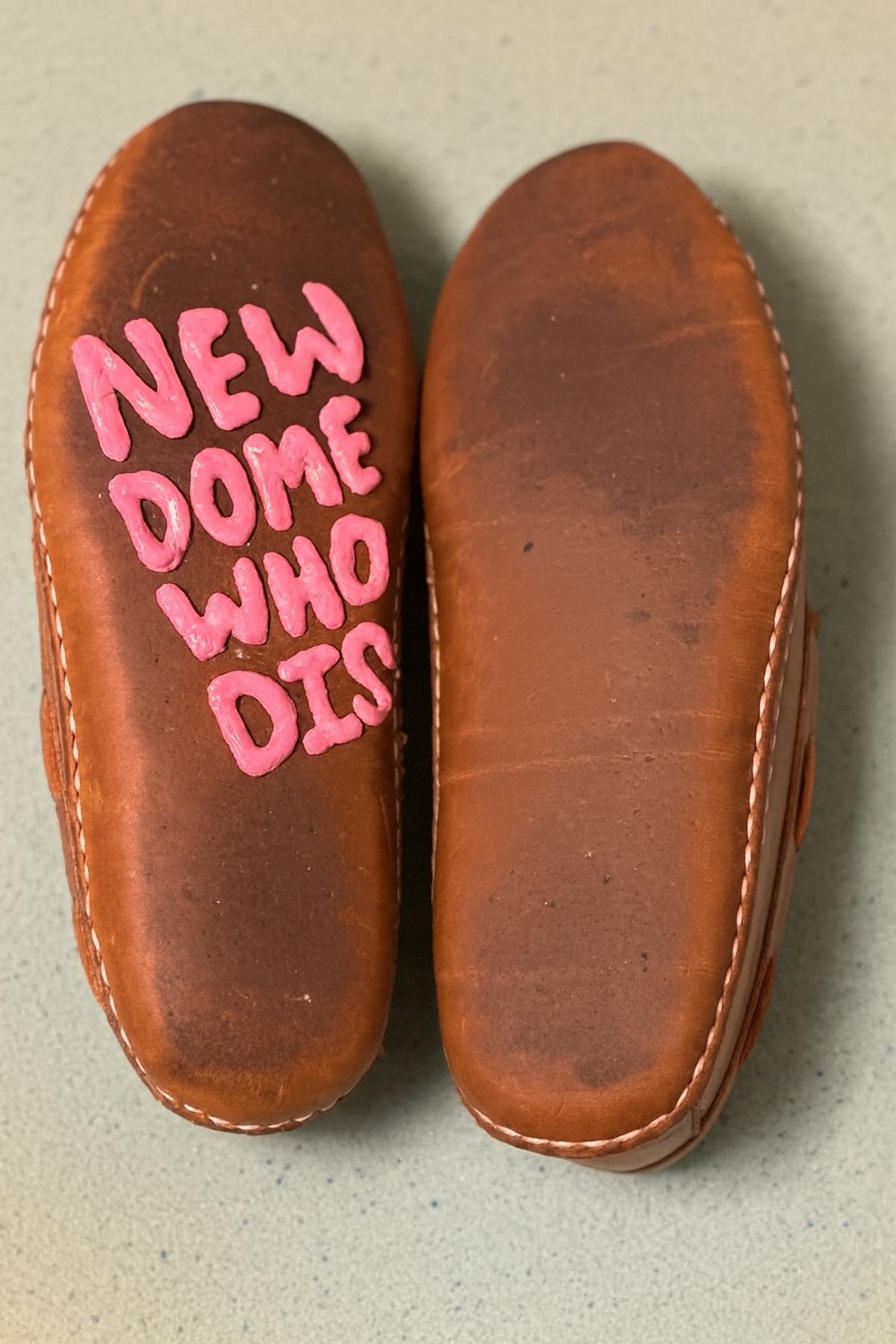 Photo by SCUFFALO.BILL on October 4, 2025 of the Oak Street Bootmakers Shearling Woodland Moc in Horween Natural Chromexcel.