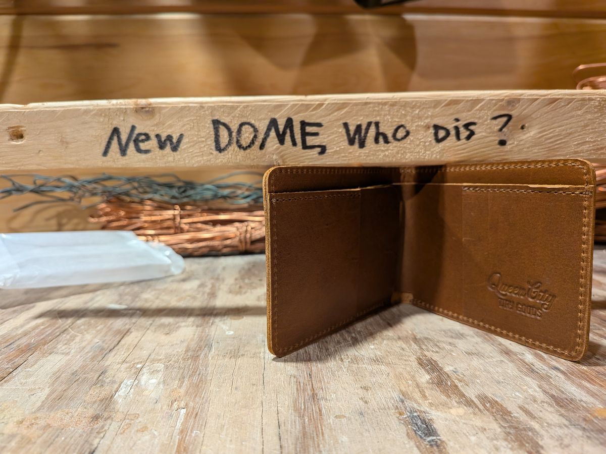 Photo by Valliant on October 2, 2025 of the Queen City Footwear Minimalist Wallet in Unknown Natural Veg Tan.