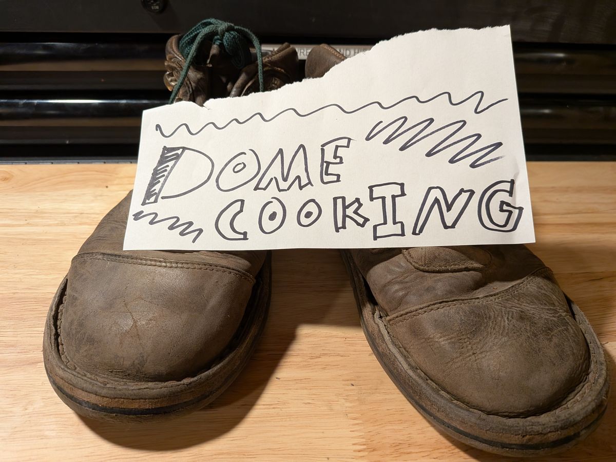 Photo by Valliant on November 6, 2025 of the Jim Green African Ranger Barefoot Boot in Houston Brown.