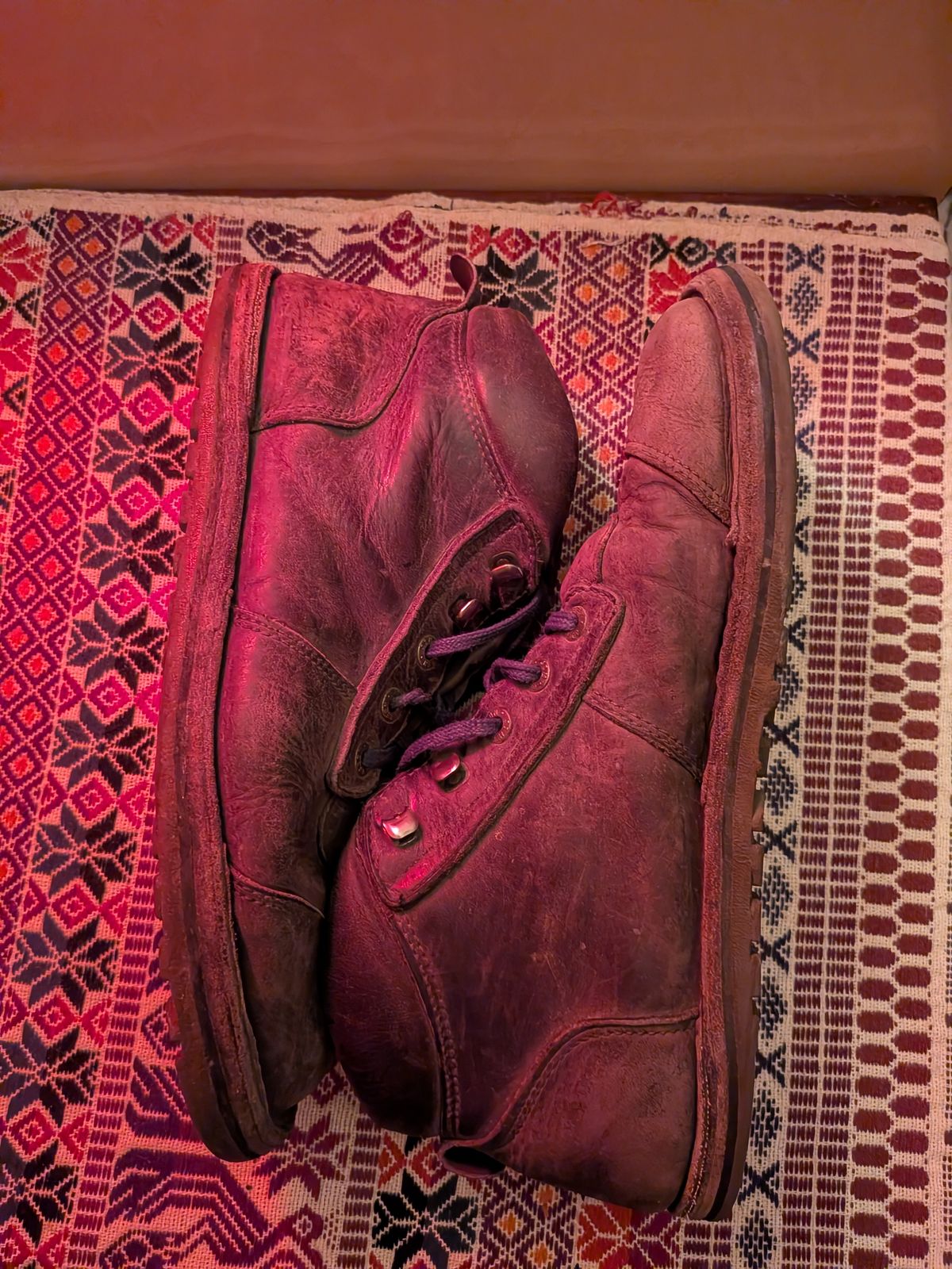 Photo by Valliant on March 6, 2026 of the Jim Green African Ranger Barefoot Boot in Houston Brown.