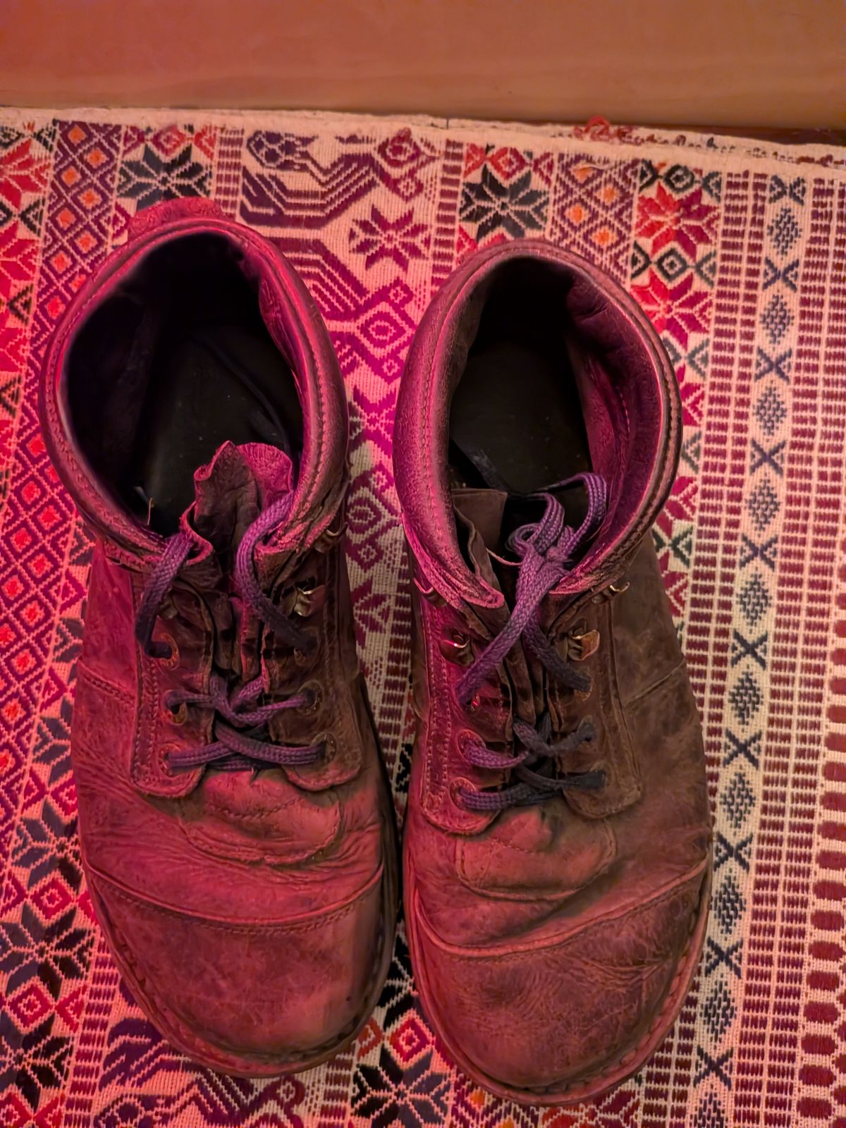 Photo by Valliant on March 6, 2026 of the Jim Green African Ranger Barefoot Boot in Houston Brown.