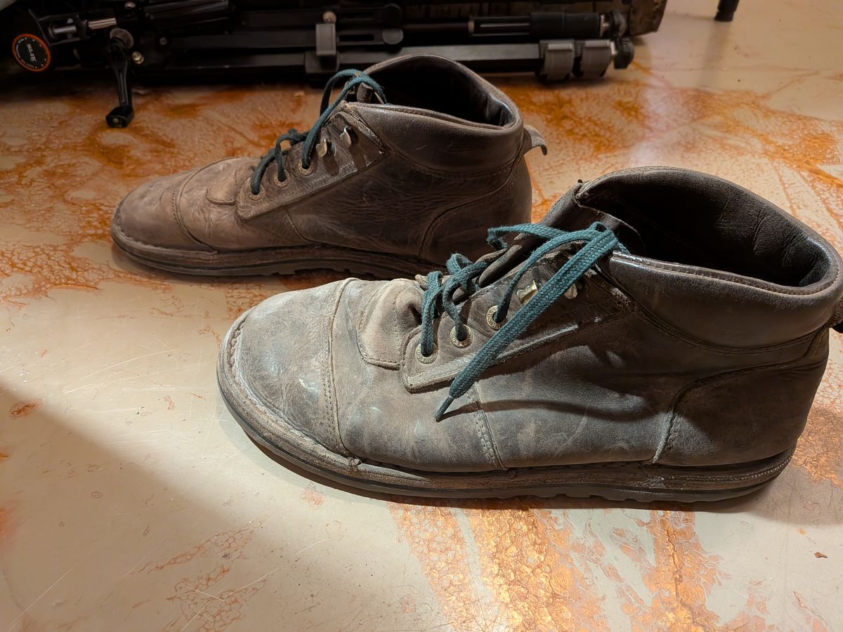 Photo by Valliant on April 6, 2026 of the Jim Green African Ranger Barefoot Boot in Houston Brown.