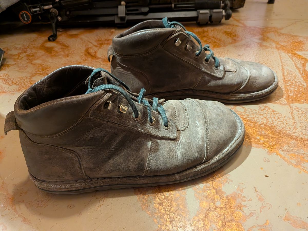 Photo by Valliant on April 6, 2026 of the Jim Green African Ranger Barefoot Boot in Houston Brown.