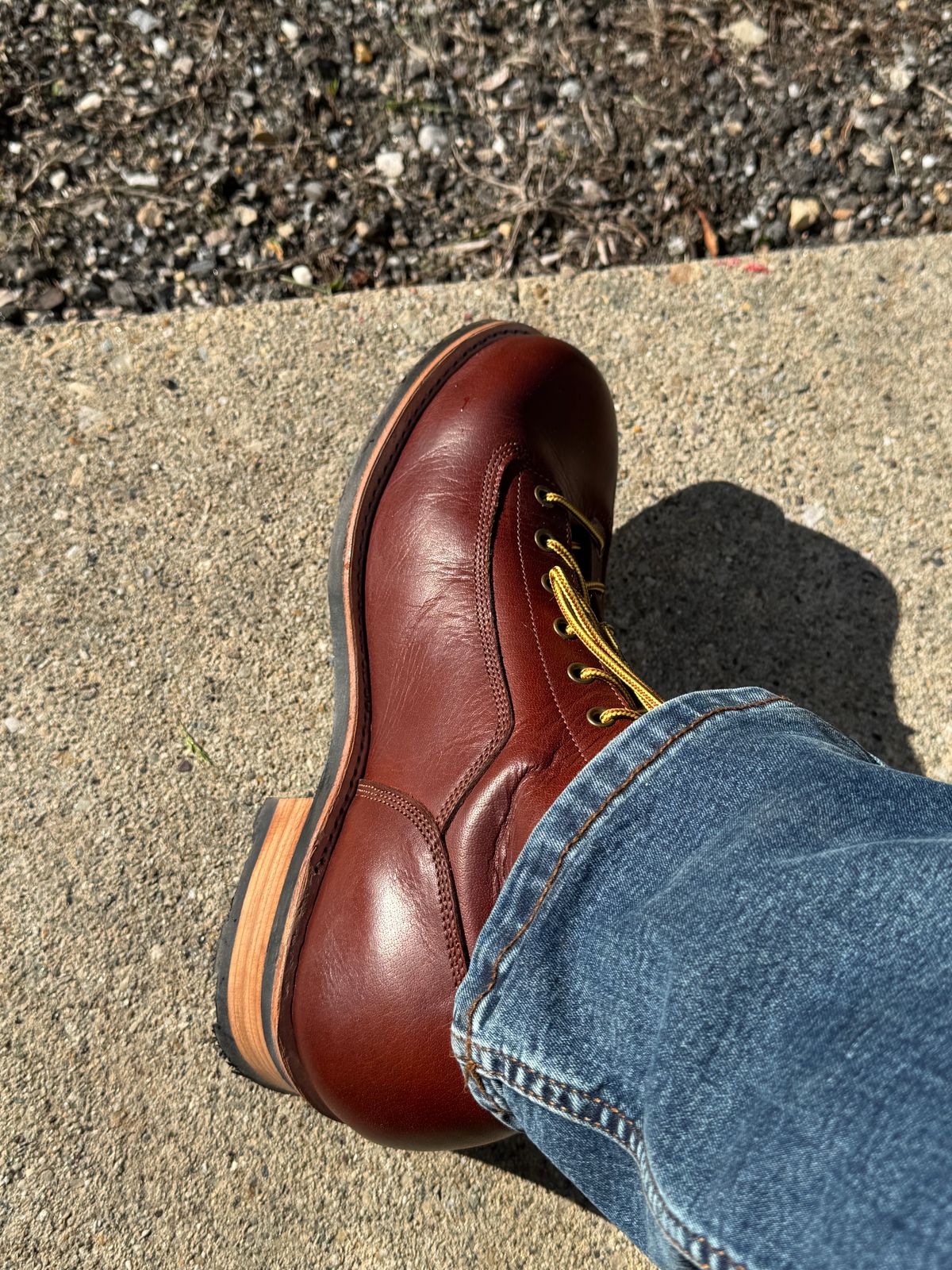 Photo by lemoncurry on May 12, 2026 of the Craft & Glory Outlander in Saddle Tan Full Grain Buffalo.
