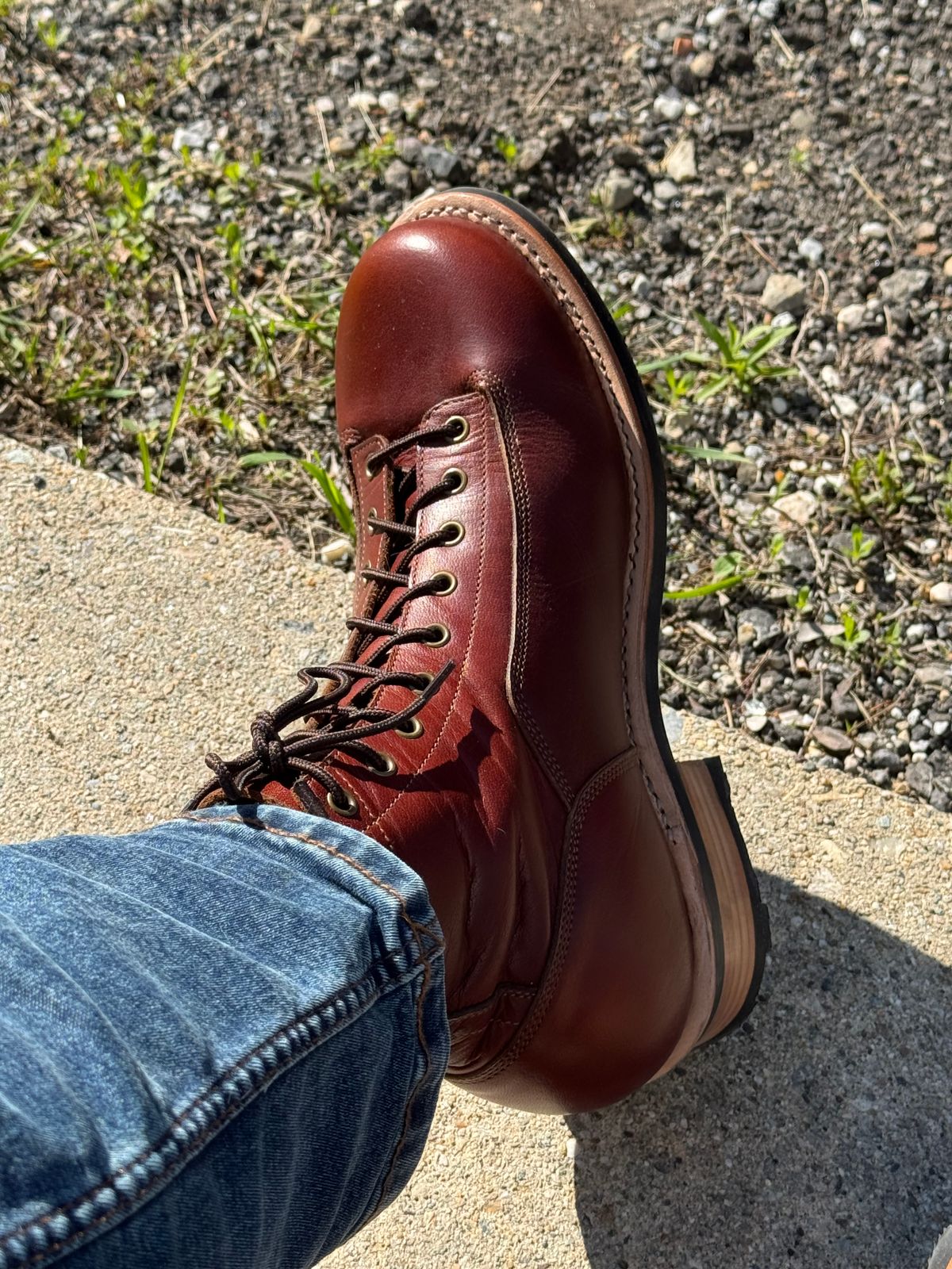 Photo by lemoncurry on June 3, 2026 of the Craft & Glory Outlander in Saddle Tan Full Grain Buffalo.