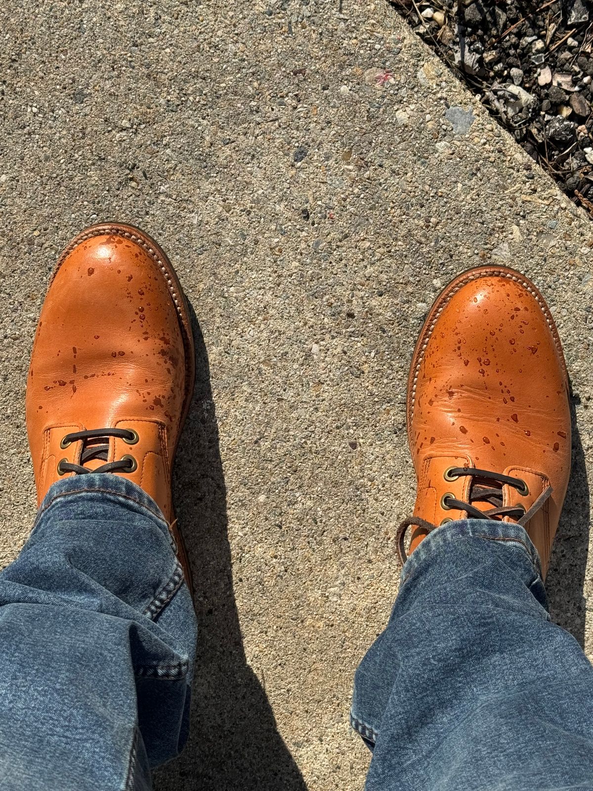 Photo by lemoncurry on May 26, 2026 of the Grant Stone Diesel Boot in Horween Tan Essex.