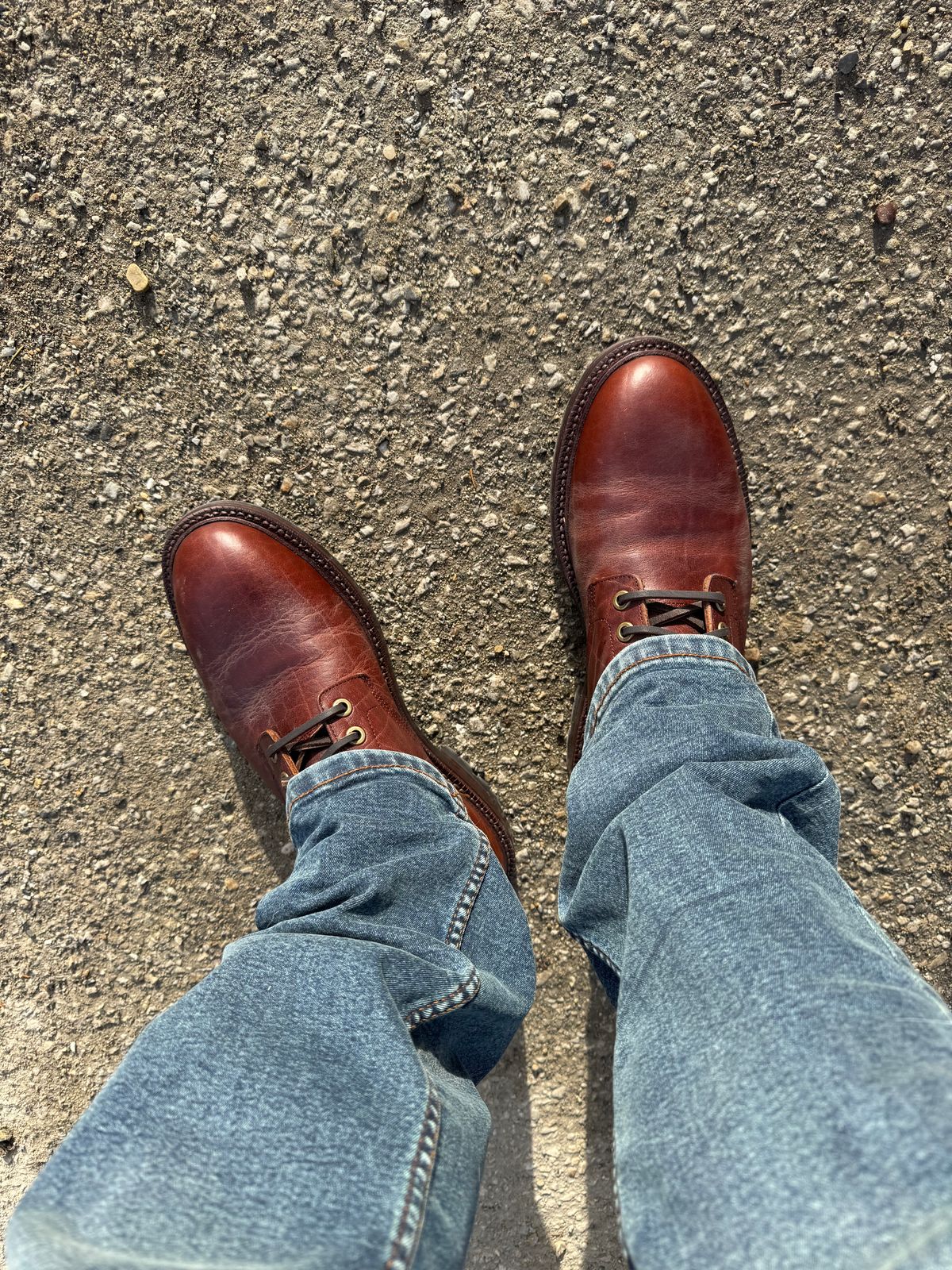 Photo by lemoncurry on March 5, 2026 of the Grant Stone Diesel Boot in Seidel Walnut Bison.